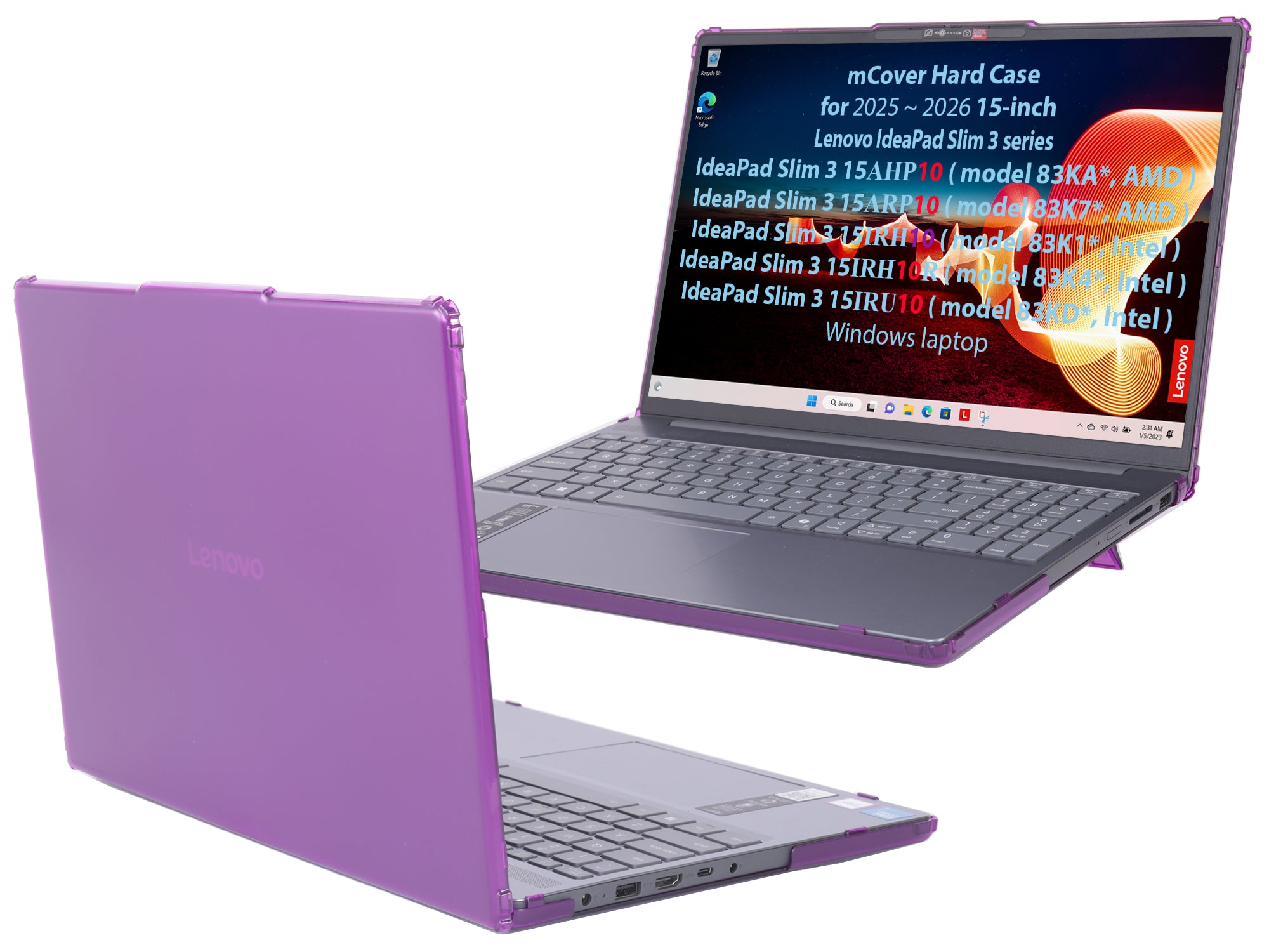 mCover Case ONLY Compatible for 2025-2026 15