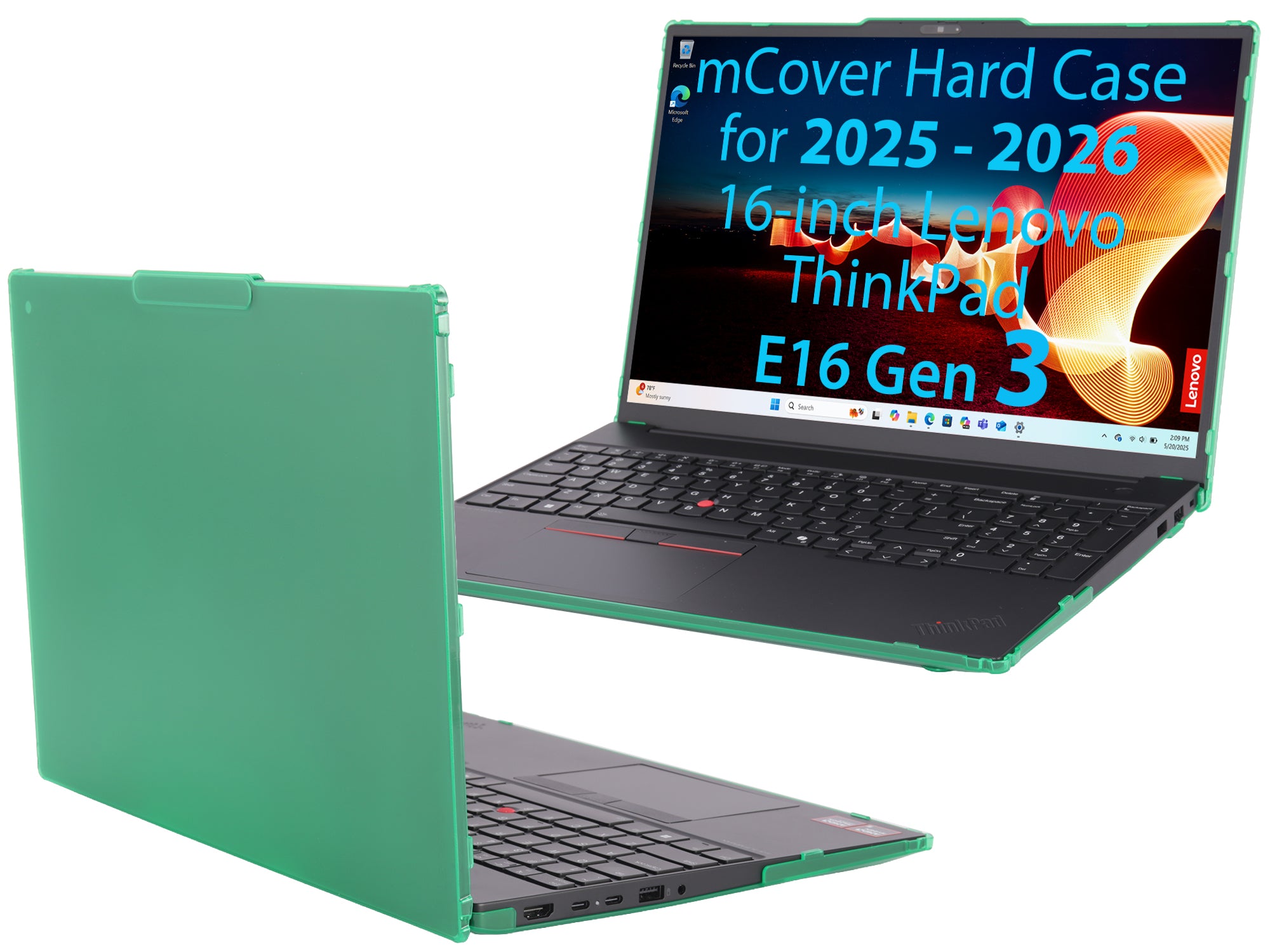 mCover case ONLY Compatible for 2025-2026 16" Lenovo ThinkPad E16 Gen 3 Series Windows Notebook Computers (NOT Fitting Any Other Lenovo Models)