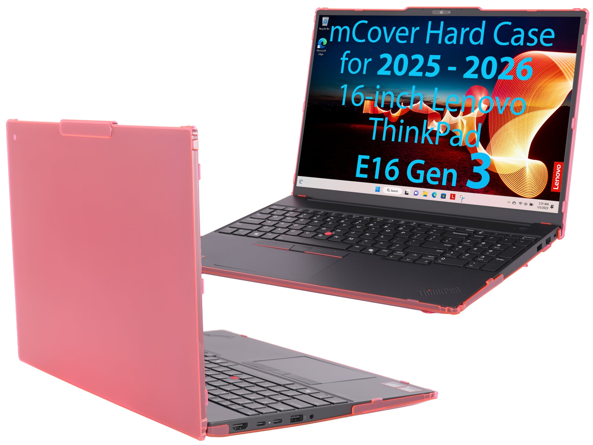 mCover case ONLY Compatible for 2025-2026 16" Lenovo ThinkPad E16 Gen 3 Series Windows Notebook Computers (NOT Fitting Any Other Lenovo Models)