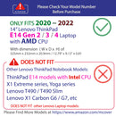 mCover Hard Shell Case for 2020~2022 Lenovo ThinkPad E14 14-inch AMD Gen 2/3/4 Laptop Computers ( NOT Fitting Other Lenovo laptops )