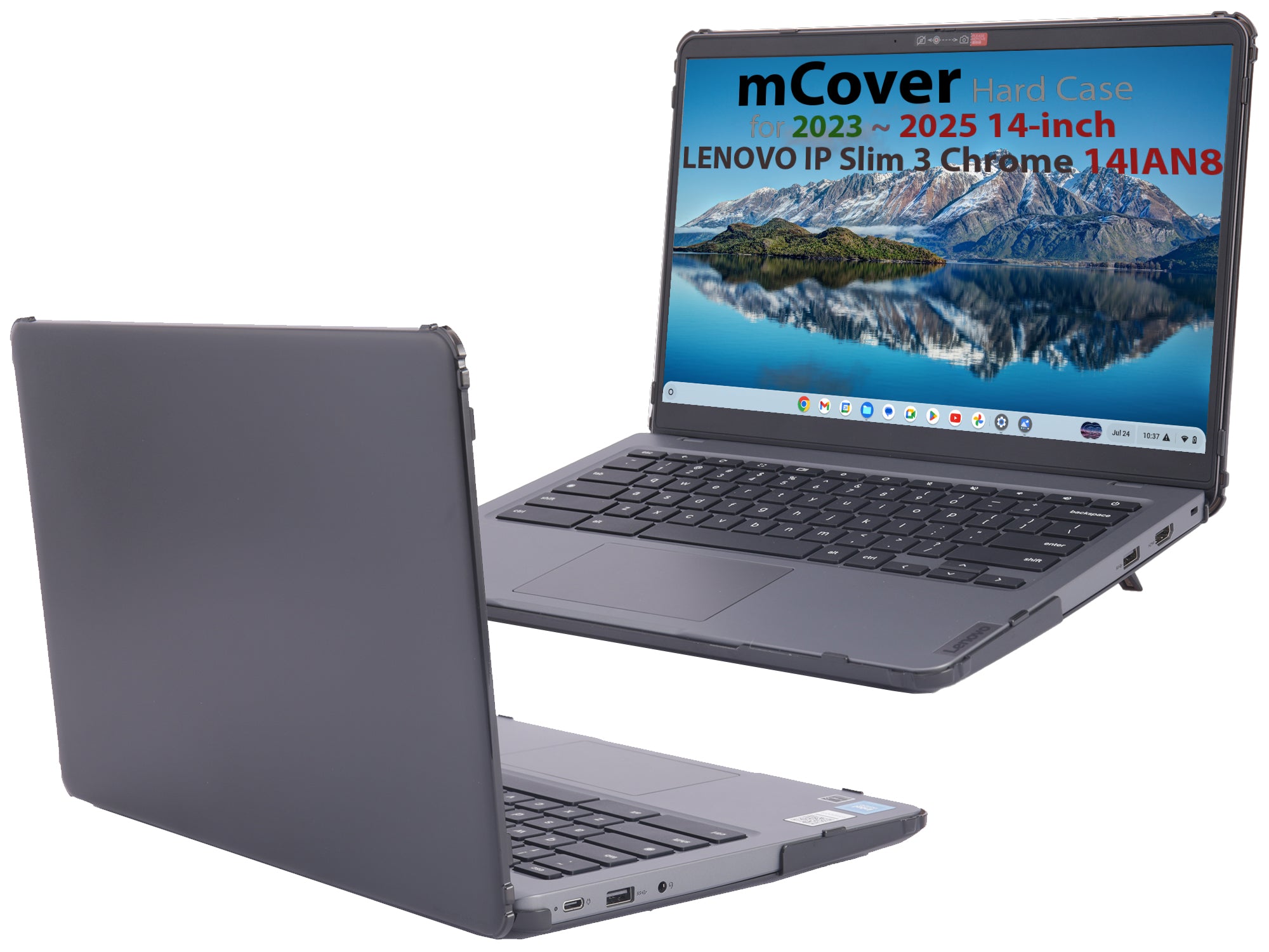 mCover Case ONLY Compatible for 2023-2025 14" Lenovo IP Slim 3 Chrome 14IAN8 Chromebook Laptops (NOT Fitting Other Lenovo Models)