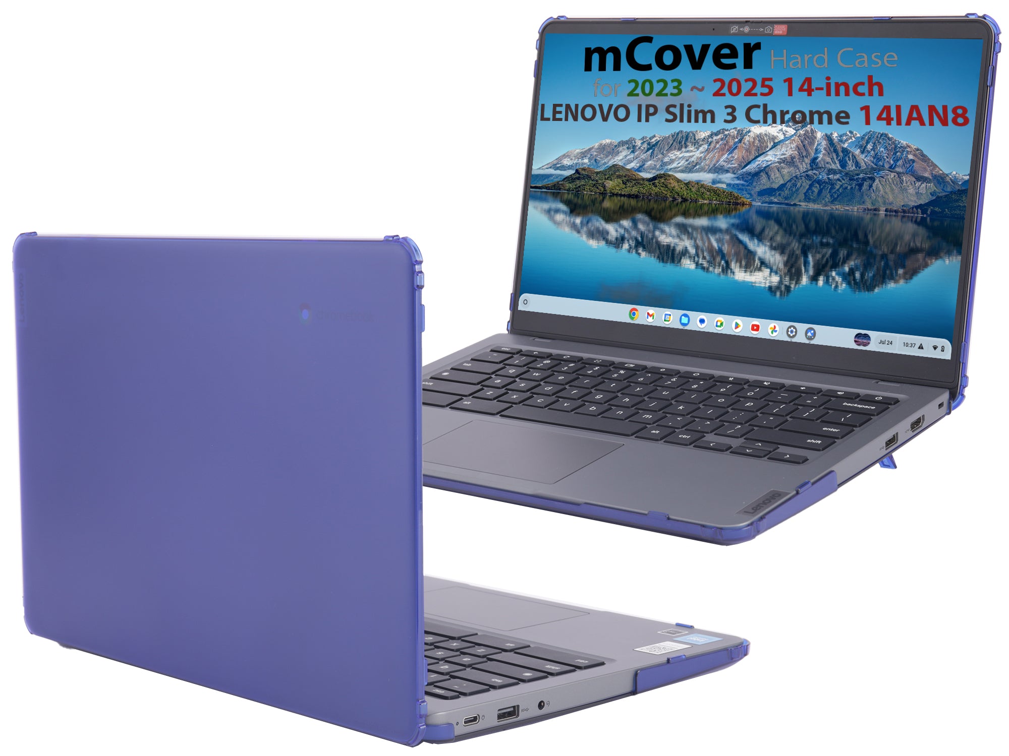 mCover Case ONLY Compatible for 2023-2025 14" Lenovo IP Slim 3 Chrome 14IAN8 Chromebook Laptops (NOT Fitting Other Lenovo Models)