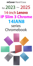 mCover Case ONLY Compatible for 2023-2025 14" Lenovo IP Slim 3 Chrome 14IAN8 Chromebook Laptops (NOT Fitting Other Lenovo Models)