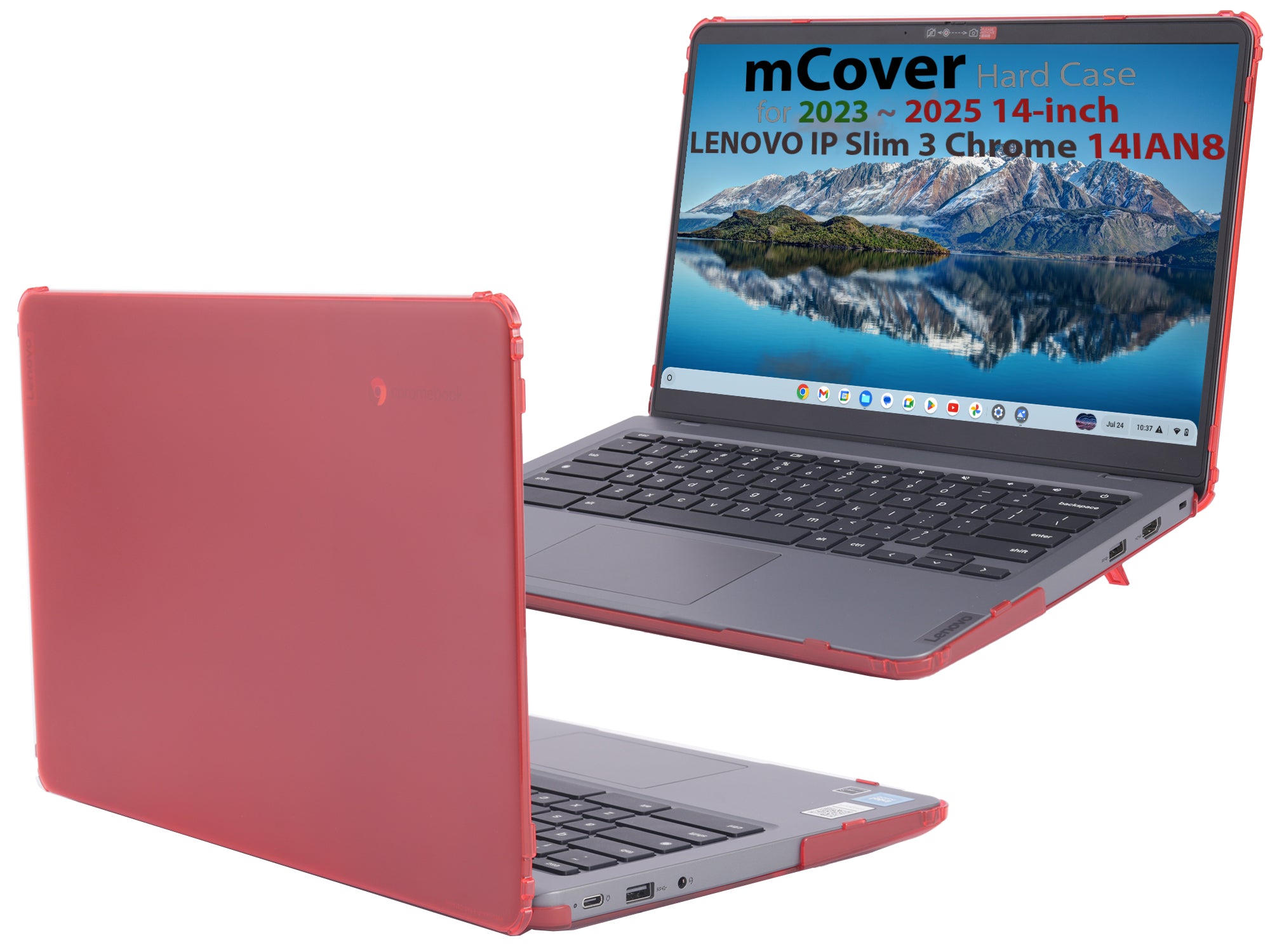 mCover Case ONLY Compatible for 2023-2025 14" Lenovo IP Slim 3 Chrome 14IAN8 Chromebook Laptops (NOT Fitting Other Lenovo Models)