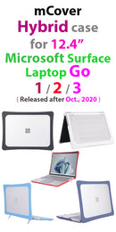 mCover Hybrid Case Compatible ONLY for 2020-2024 12.4" Microsoft Surface Laptop Go 3/2 / 1 (NOT Compatible with Any Other Surface Models)