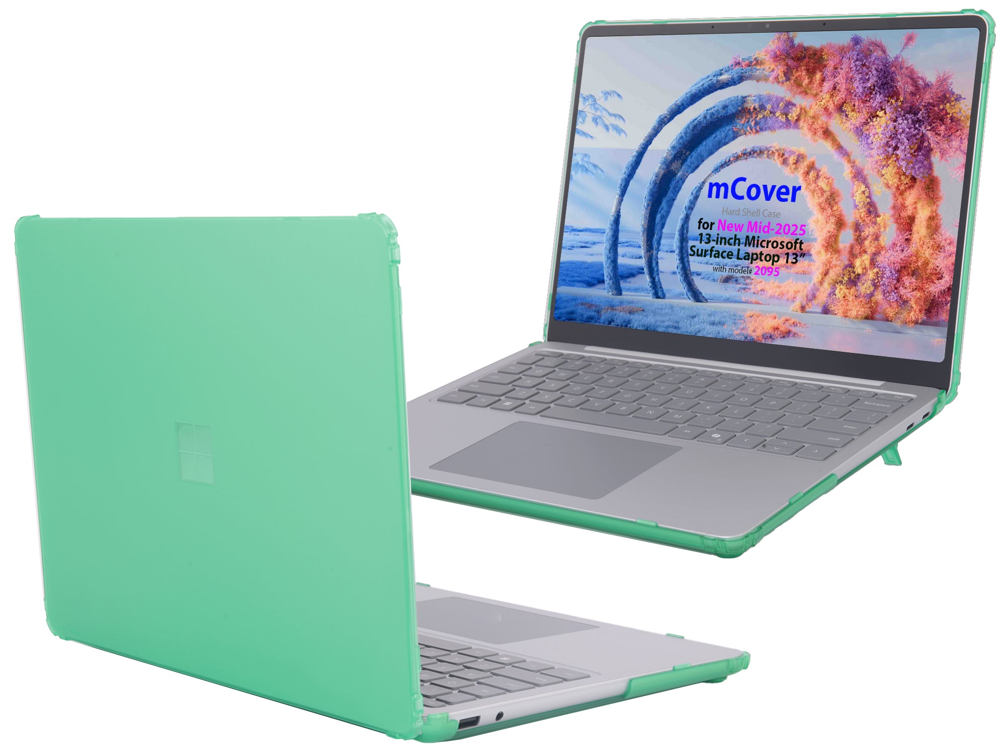 mCover case ONLY Compatible for 2025+ 13" Microsoft Surface Laptop 13 Windows PC (Model# 2095) with Snapdragon CPU & Copilot+ (NOT Fitting Other Surface Laptop)