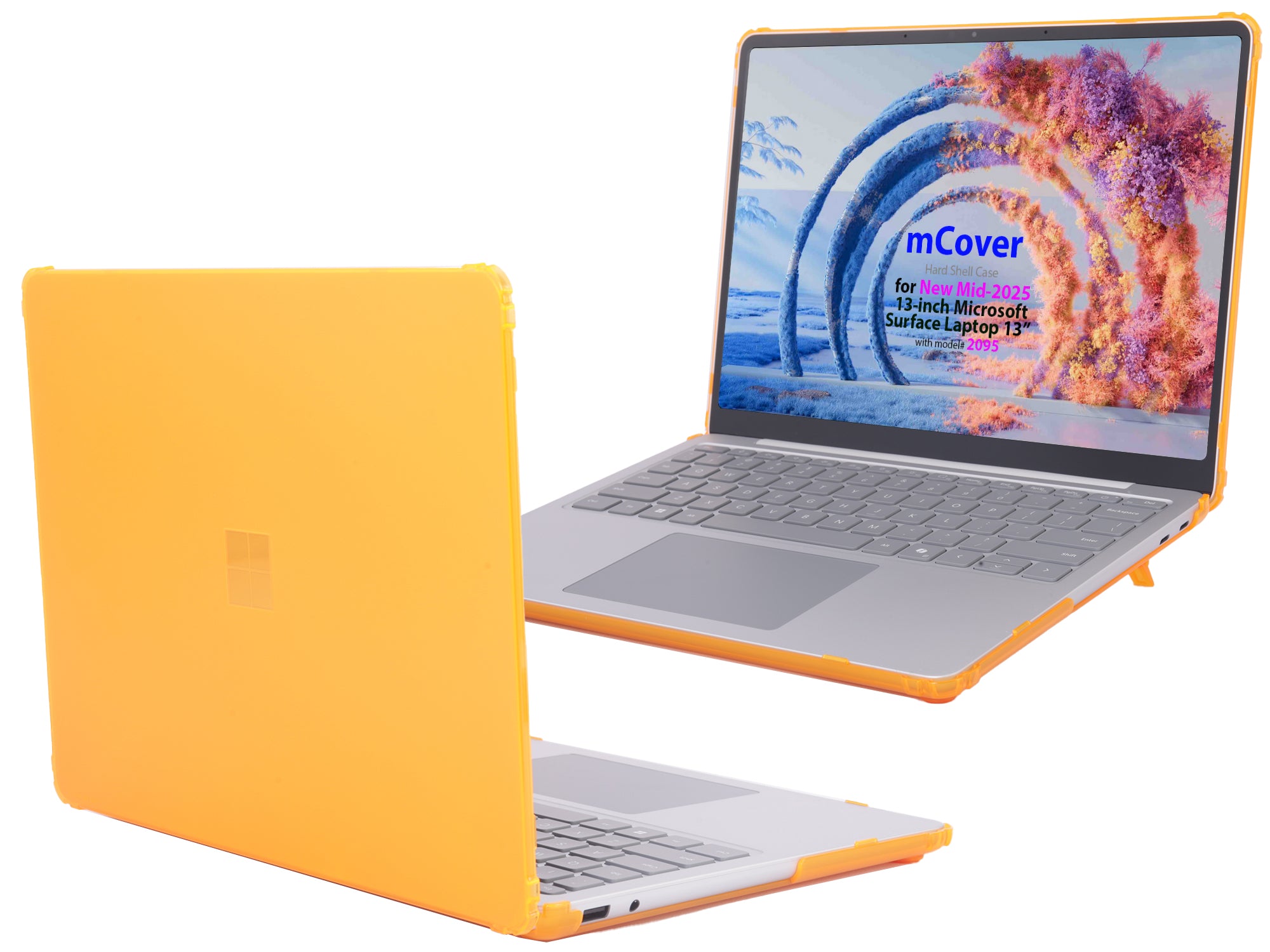 mCover case ONLY Compatible for 2025+ 13" Microsoft Surface Laptop 13 Windows PC (Model# 2095) with Snapdragon CPU & Copilot+ (NOT Fitting Other Surface Laptop)