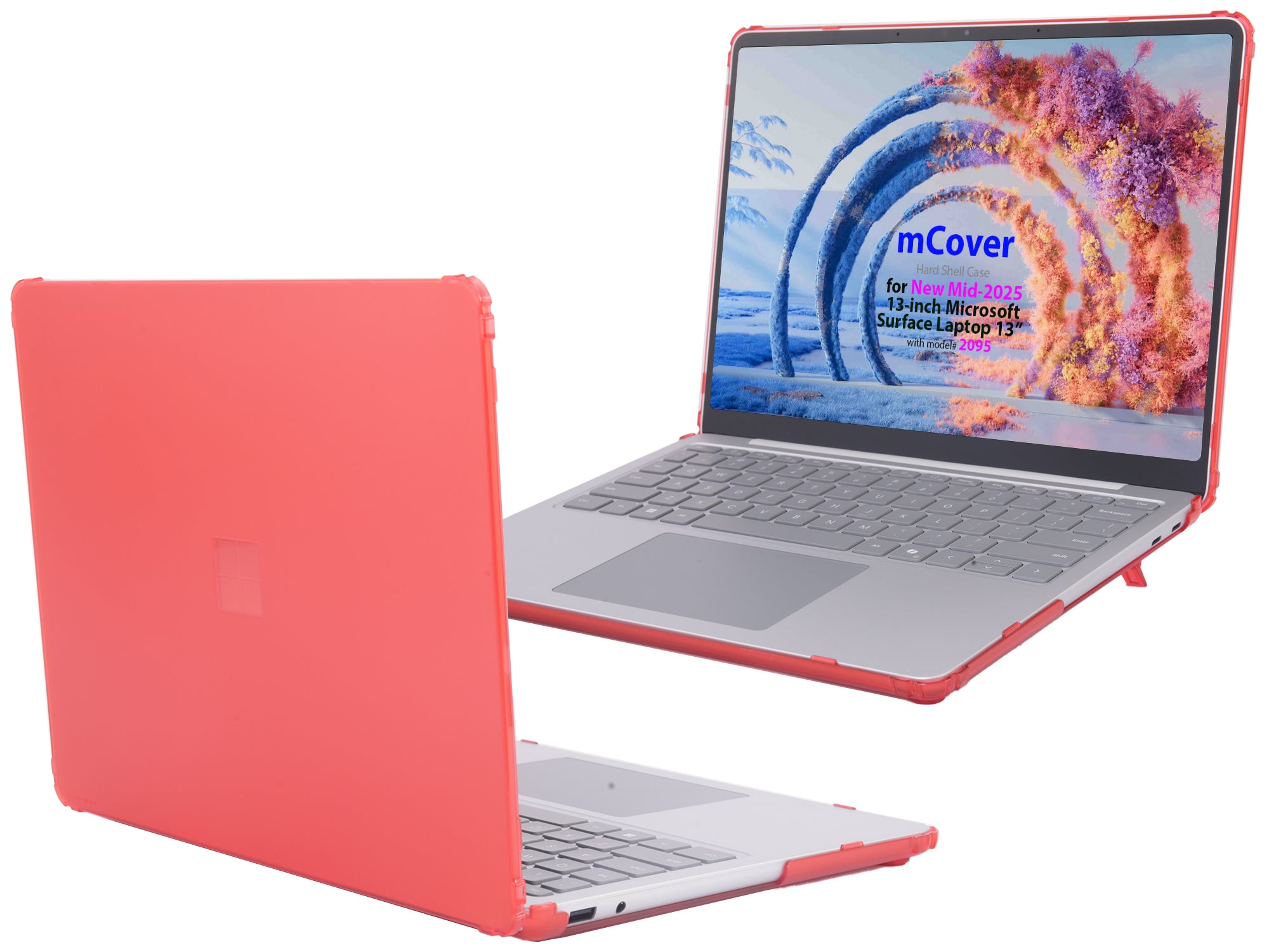 mCover case ONLY Compatible for 2025+ 13" Microsoft Surface Laptop 13 Windows PC (Model# 2095) with Snapdragon CPU & Copilot+ (NOT Fitting Other Surface Laptop)