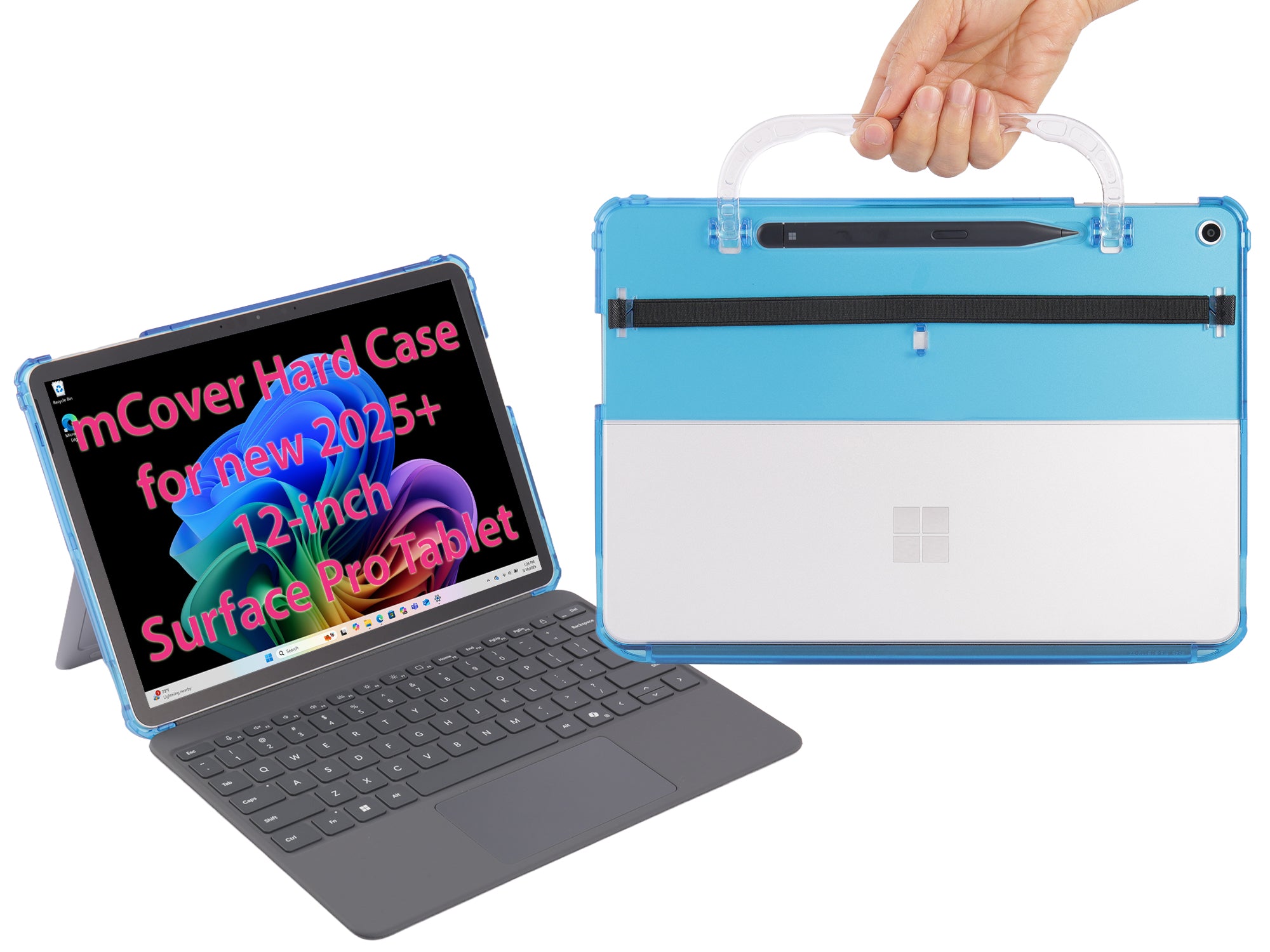mCover Hard Case ONLY Compatible with New 2025/2026 12-inch Microsoft Surface Pro Tablet Windows PC (NOT Fitting Other Surface Tablet Models)