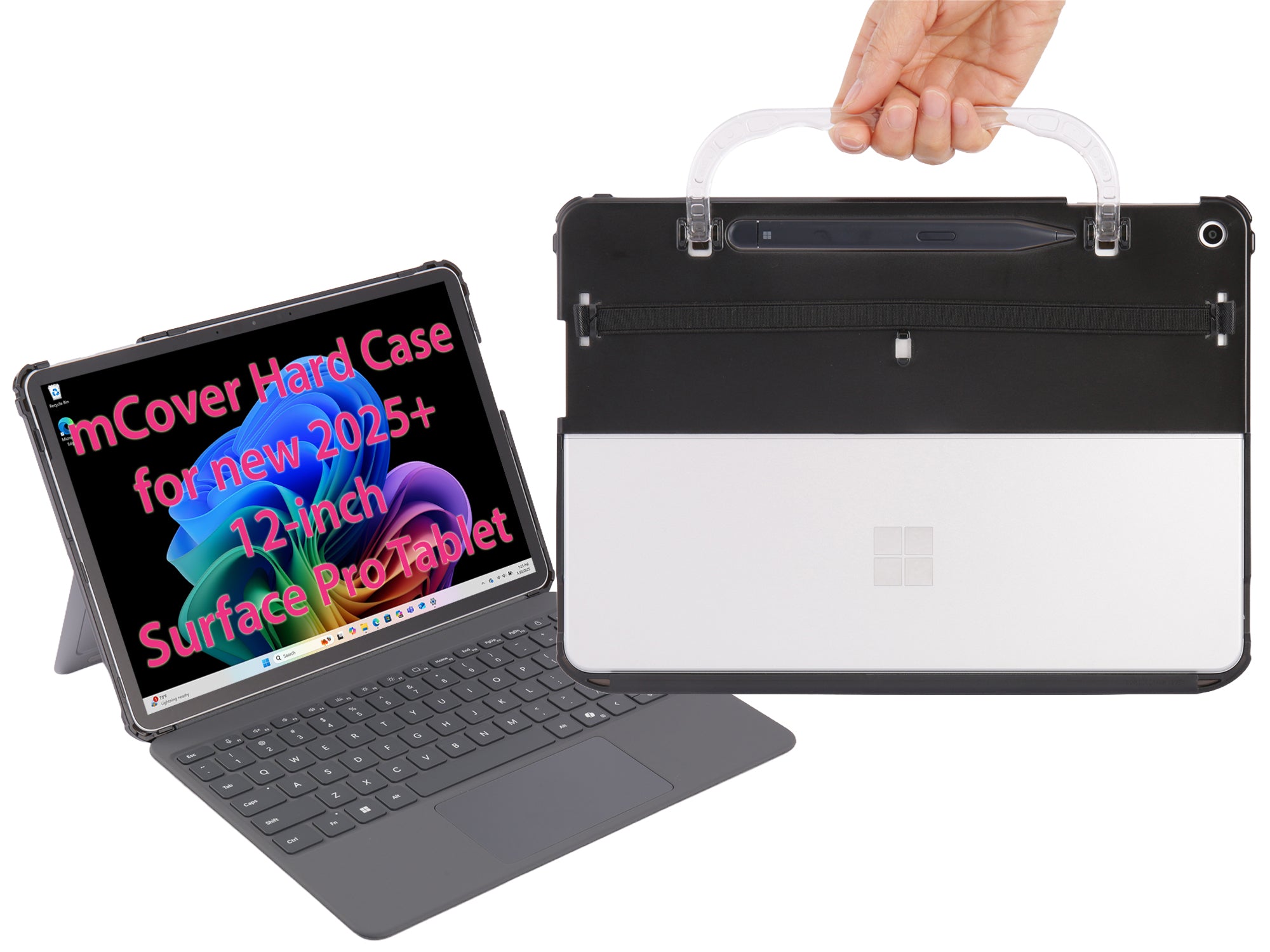 mCover Hard Case ONLY Compatible with New 2025/2026 12-inch Microsoft Surface Pro Tablet Windows PC (NOT Fitting Other Surface Tablet Models)