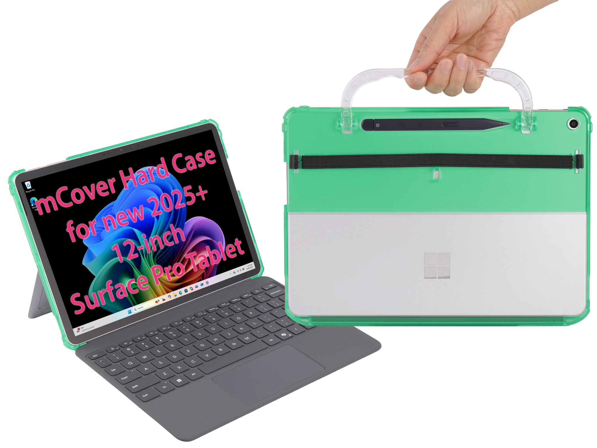 mCover Hard Case ONLY Compatible with New 2025/2026 12-inch Microsoft Surface Pro Tablet Windows PC (NOT Fitting Other Surface Tablet Models)