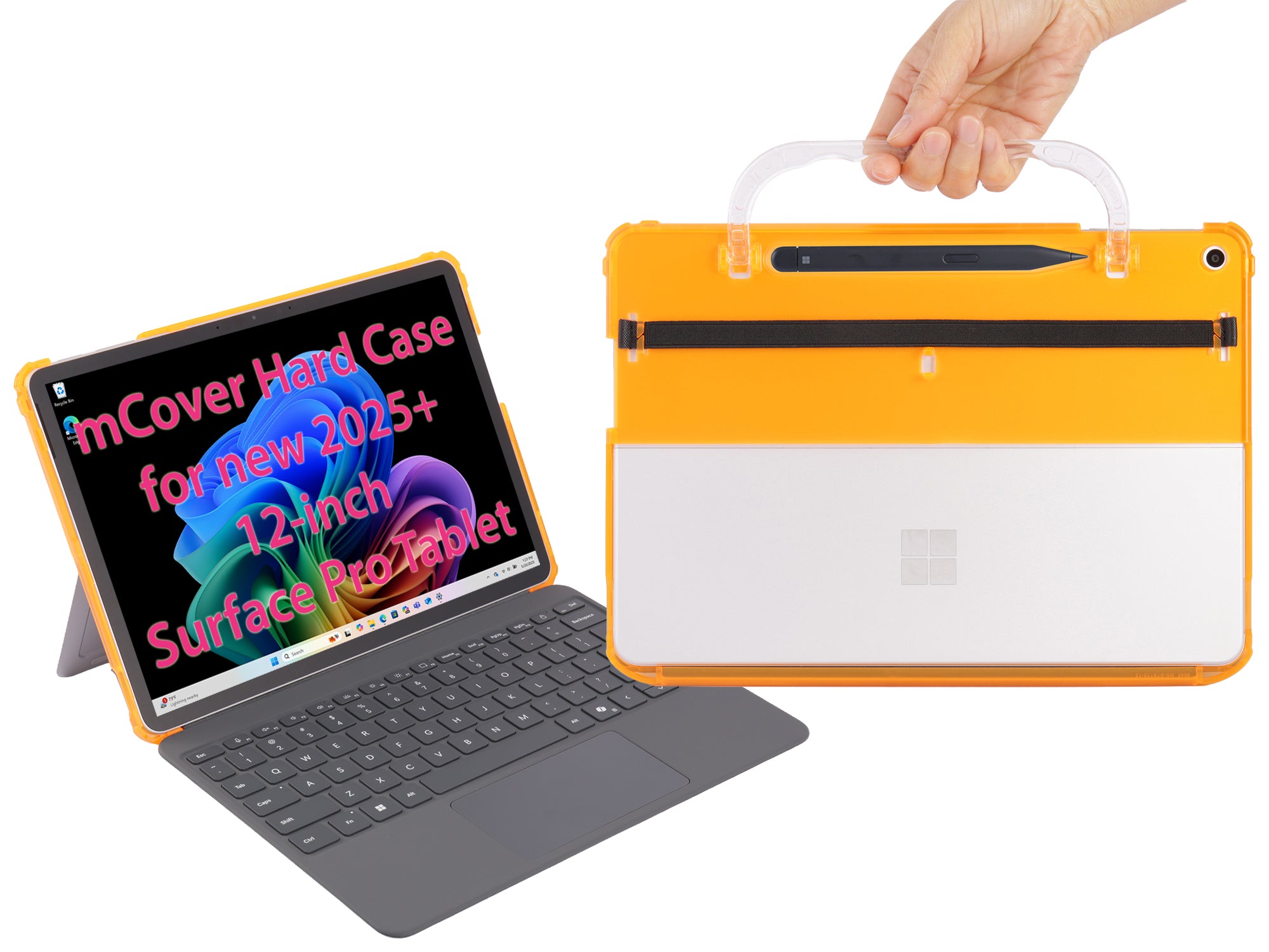 mCover Hard Case ONLY Compatible with New 2025/2026 12-inch Microsoft Surface Pro Tablet Windows PC (NOT Fitting Other Surface Tablet Models)