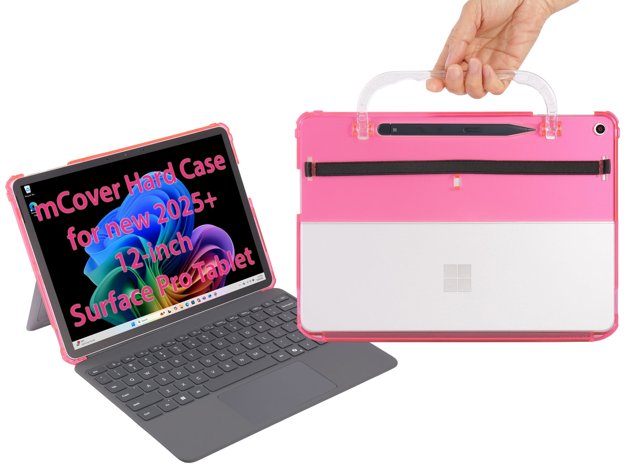 mCover Hard Case ONLY Compatible with New 2025/2026 12-inch Microsoft Surface Pro Tablet Windows PC (NOT Fitting Other Surface Tablet Models)