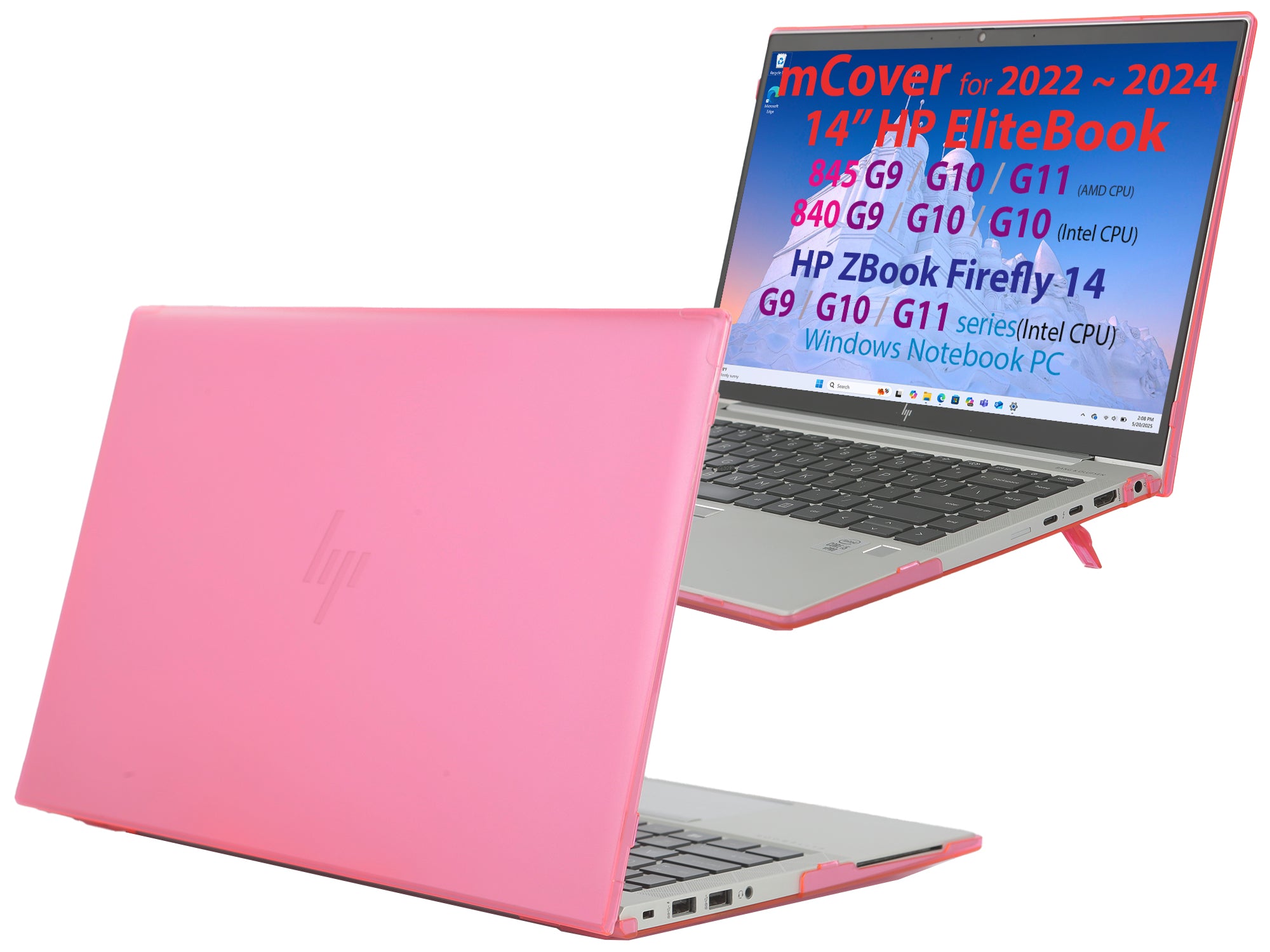 mCover Case Only Compatible for 2022~2024 14" HP EliteBook 840 (Intel CPU) | 845 (AMD CPU) | ZBook Firefly 14 G9 / G10 / G11 Series Windows PC (NOT Fitting Any Other HP Models)
