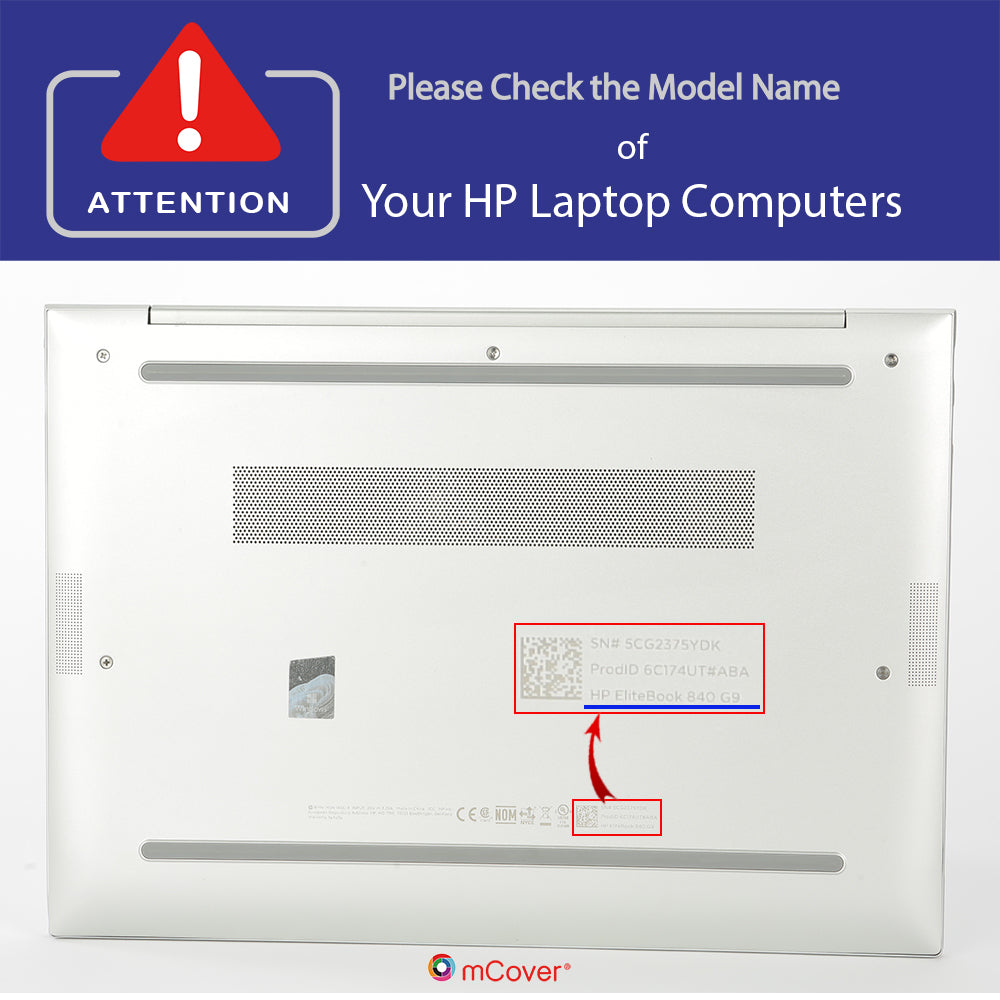 mCover Case Only Compatible for 2022~2024 14" HP EliteBook 840 (Intel CPU) | 845 (AMD CPU) | ZBook Firefly 14 G9 / G10 / G11 Series Windows PC (NOT Fitting Any Other HP Models)