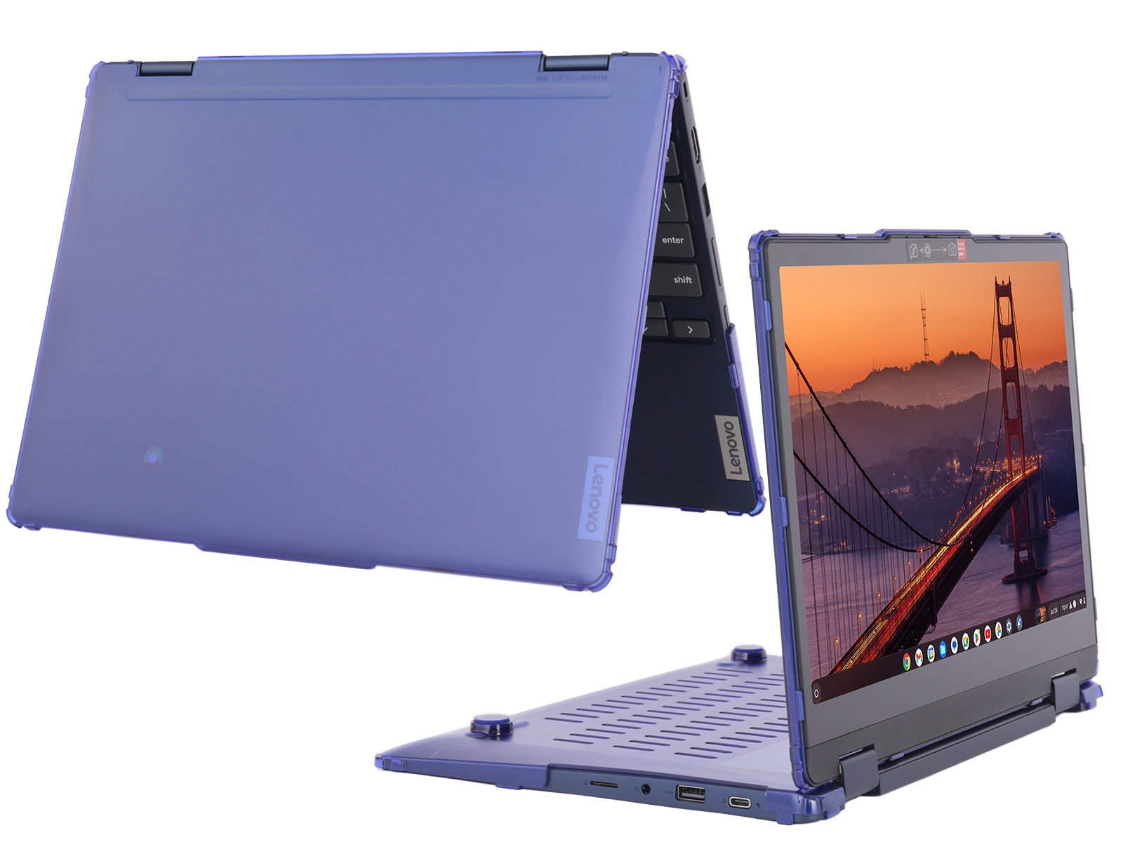 mCover Case ONLY Compatible for 2023-2025 12.2" Lenovo IP Flex 3 Chrome 12IAN8 Convertible Chromebook Laptops (NOT Fitting Other Lenovo Models)