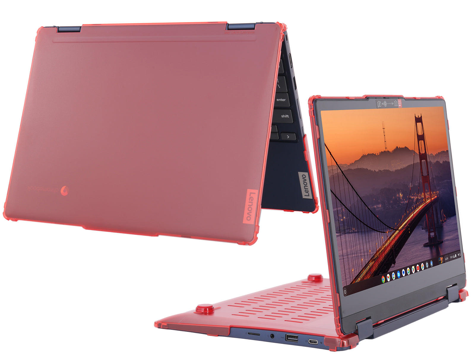mCover Case ONLY Compatible for 2023-2025 12.2" Lenovo IP Flex 3 Chrome 12IAN8 Convertible Chromebook Laptops (NOT Fitting Other Lenovo Models)