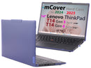 mCover Hard Case ONLY Compatible for 2024-2025 14" Lenovo ThinkPad T14 Gen 5/6 and P14s Gen 5/6 (AMD) Windows Notebook PC (with 180° Hinge, NOT Fitting Any Other Lenovo Models)