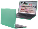 mCover Hard Case ONLY Compatible for 2024-2025 14" Lenovo ThinkPad T14 Gen 5/6 and P14s Gen 5/6 (AMD) Windows Notebook PC (with 180° Hinge, NOT Fitting Any Other Lenovo Models)