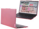 mCover Hard Case ONLY Compatible for 2024-2025 14" Lenovo ThinkPad T14 Gen 5/6 and P14s Gen 5/6 (AMD) Windows Notebook PC (with 180° Hinge, NOT Fitting Any Other Lenovo Models)
