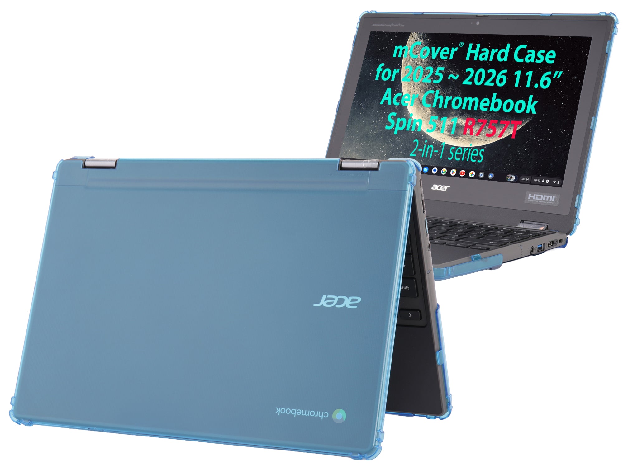 Hard Case Only Compatible for 2025~2026 11.6" Acer Chromebook Spin 511 R757 Series 2-in-1 Laptop Computers (NOT Compatible with Any Other Acer Models)