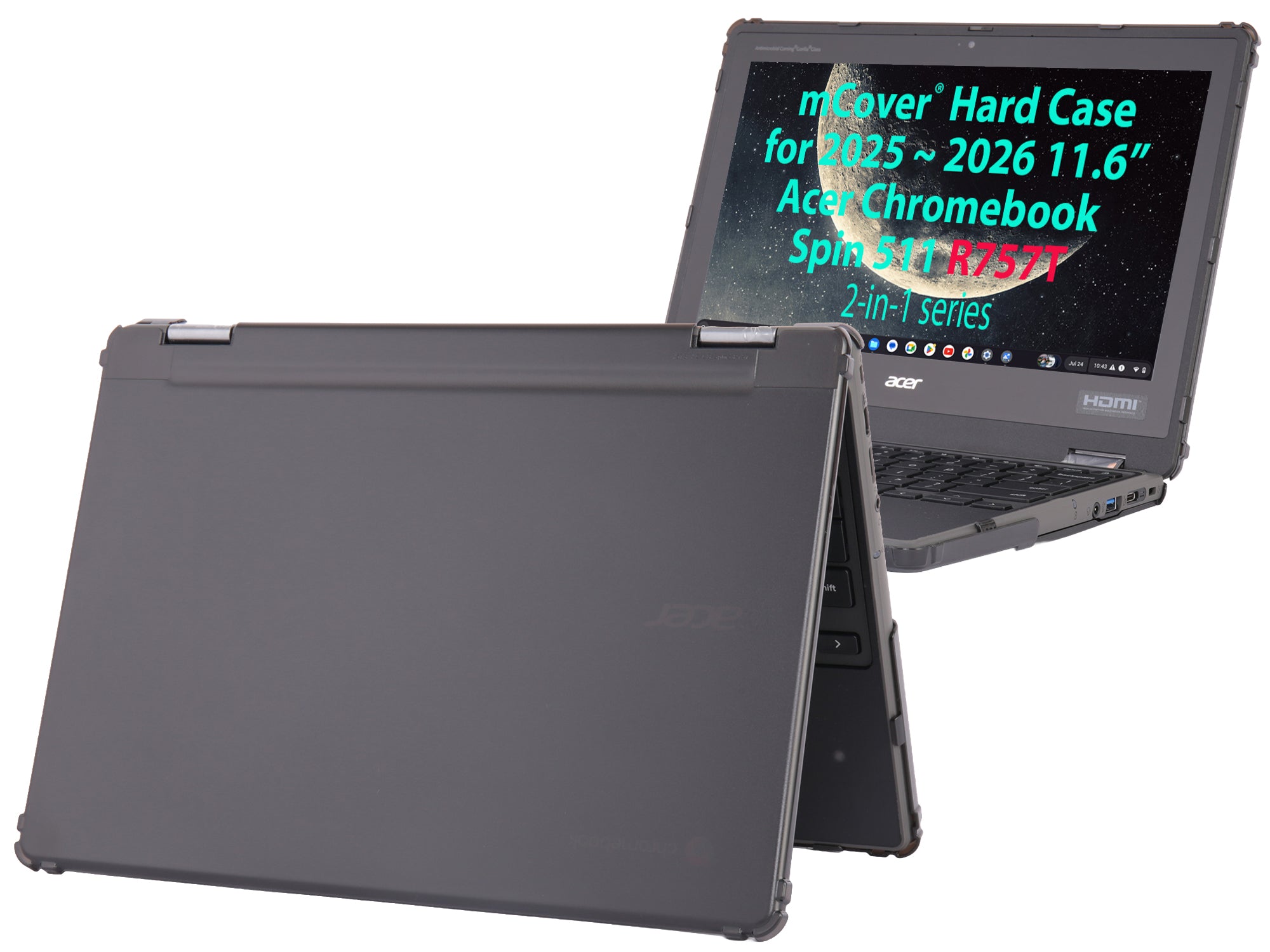 Hard Case Only Compatible for 2025~2026 11.6" Acer Chromebook Spin 511 R757 Series 2-in-1 Laptop Computers (NOT Compatible with Any Other Acer Models)