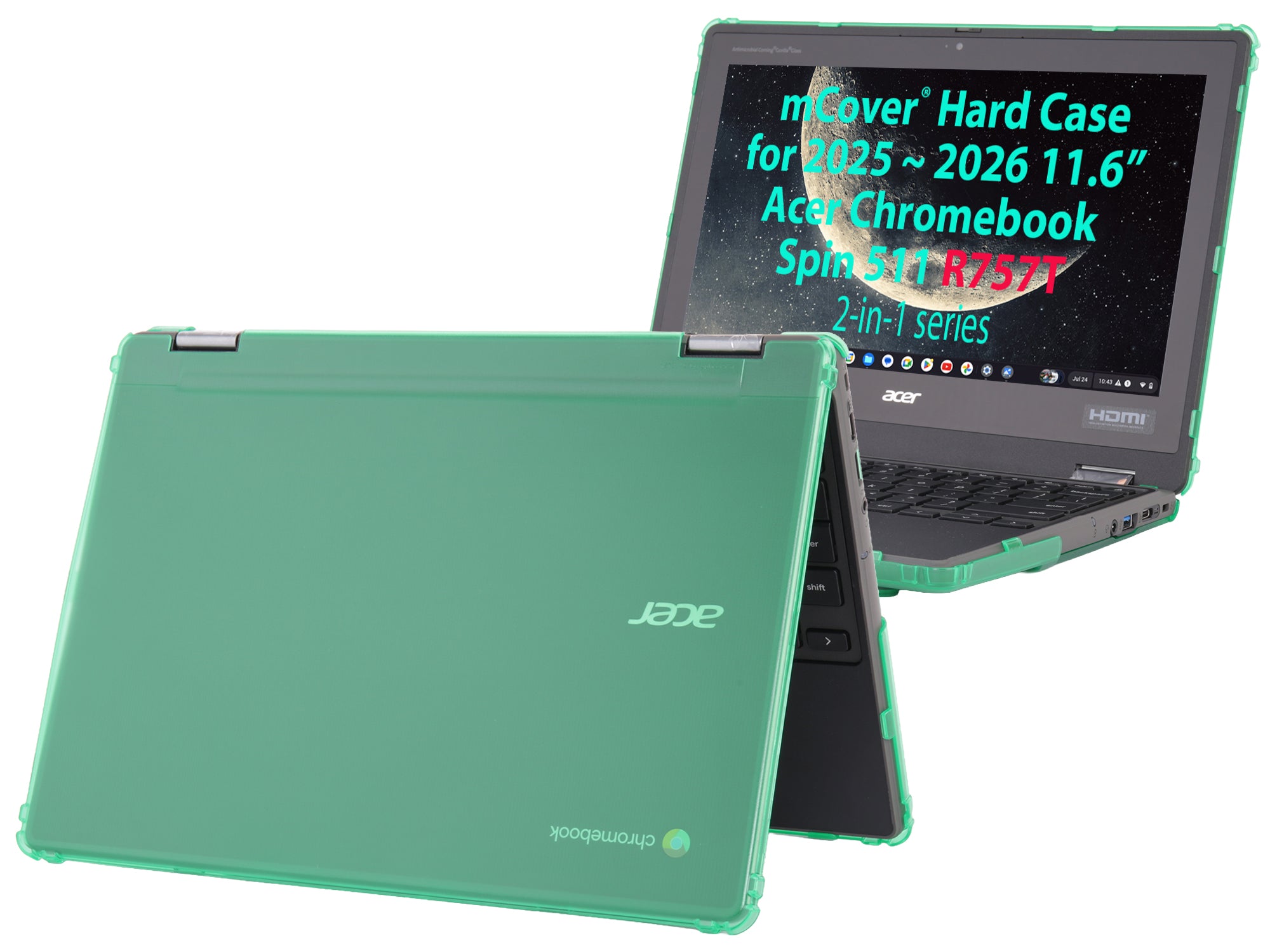 Hard Case Only Compatible for 2025~2026 11.6" Acer Chromebook Spin 511 R757 Series 2-in-1 Laptop Computers (NOT Compatible with Any Other Acer Models)