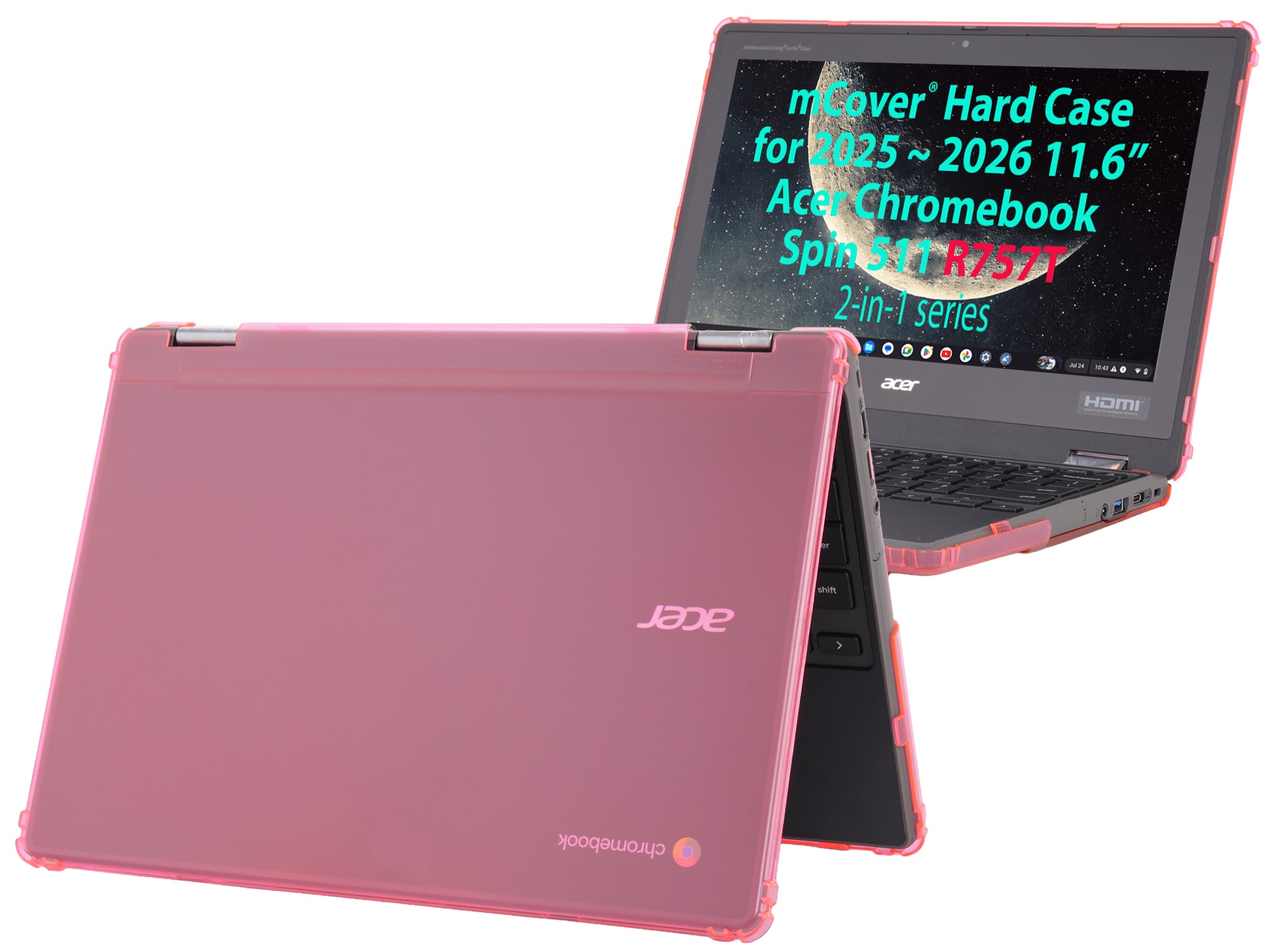 Hard Case Only Compatible for 2025~2026 11.6" Acer Chromebook Spin 511 R757 Series 2-in-1 Laptop Computers (NOT Compatible with Any Other Acer Models)
