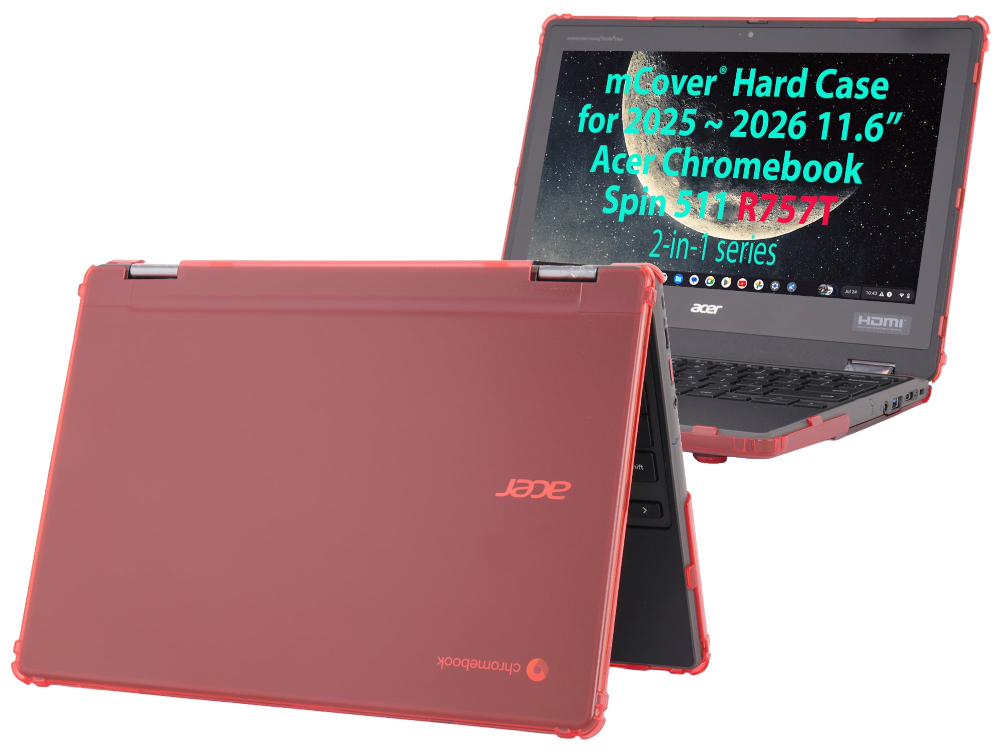 Hard Case Only Compatible for 2025~2026 11.6" Acer Chromebook Spin 511 R757 Series 2-in-1 Laptop Computers (NOT Compatible with Any Other Acer Models)