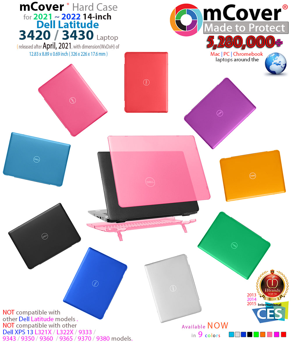 mCover Case Compatible for 2021-2023 14" Dell Latitude 3420/3430 Series Laptop Computers ONLY (NOT Fitting Other Dell Models)