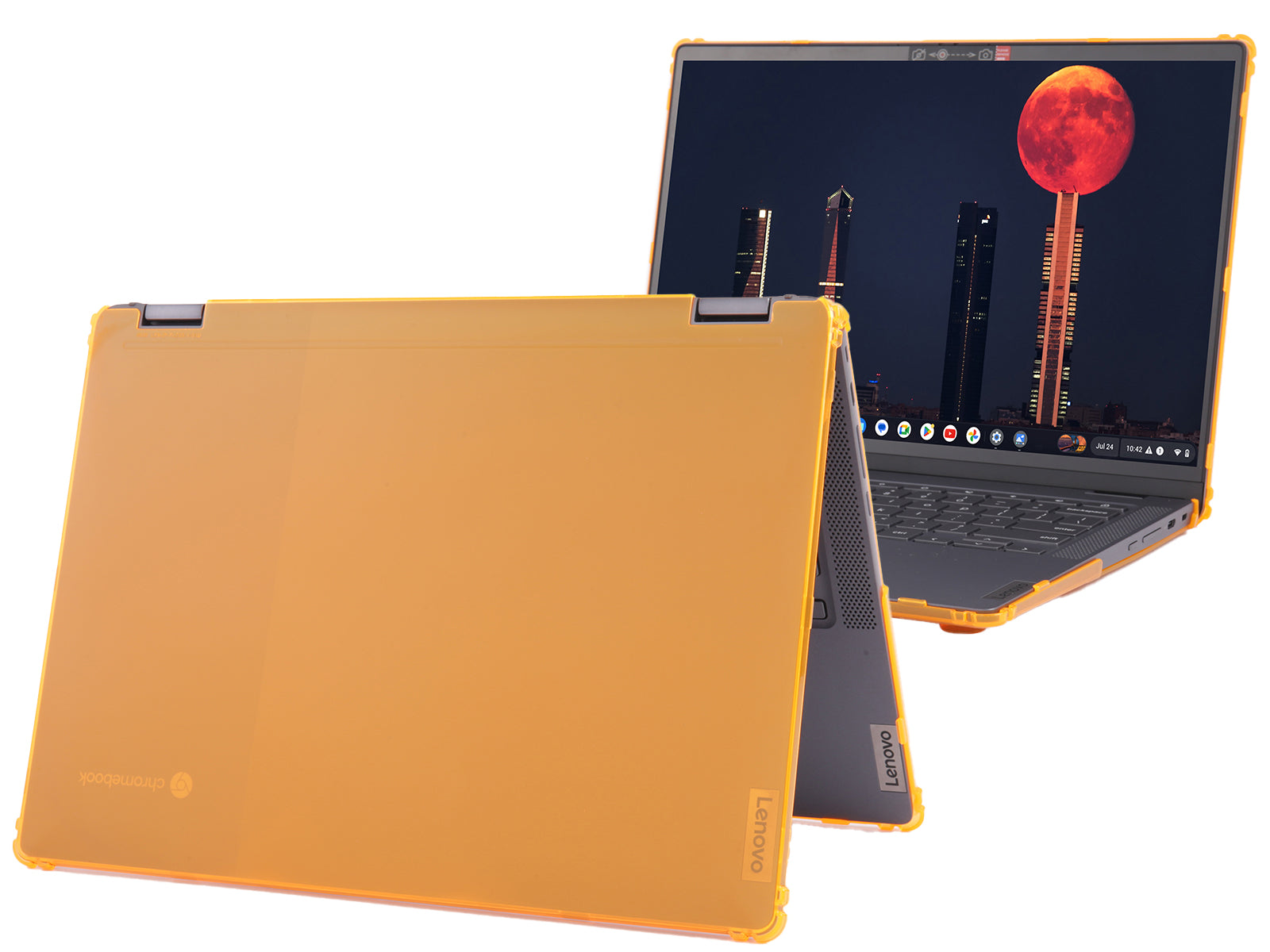 mCover Case ONLY Compatible for 2022-2025 14" Lenovo IP Flex 5 Chrome 14IAU7 (Plus) Convertible Chromebook Laptops (NOT Fitting Other Lenovo Models)