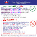 mCover Case Compatible ONLY for 2022-2024 15" Lenovo IdeaPad Slim 3 ｜ 3i 15ABR8 / 15AMN8 / 15IAH8 / 15IAN8 / 15IRH8 / 15IRU8 Windows Computers (NOT Fitting Any Other Lenovo Models)