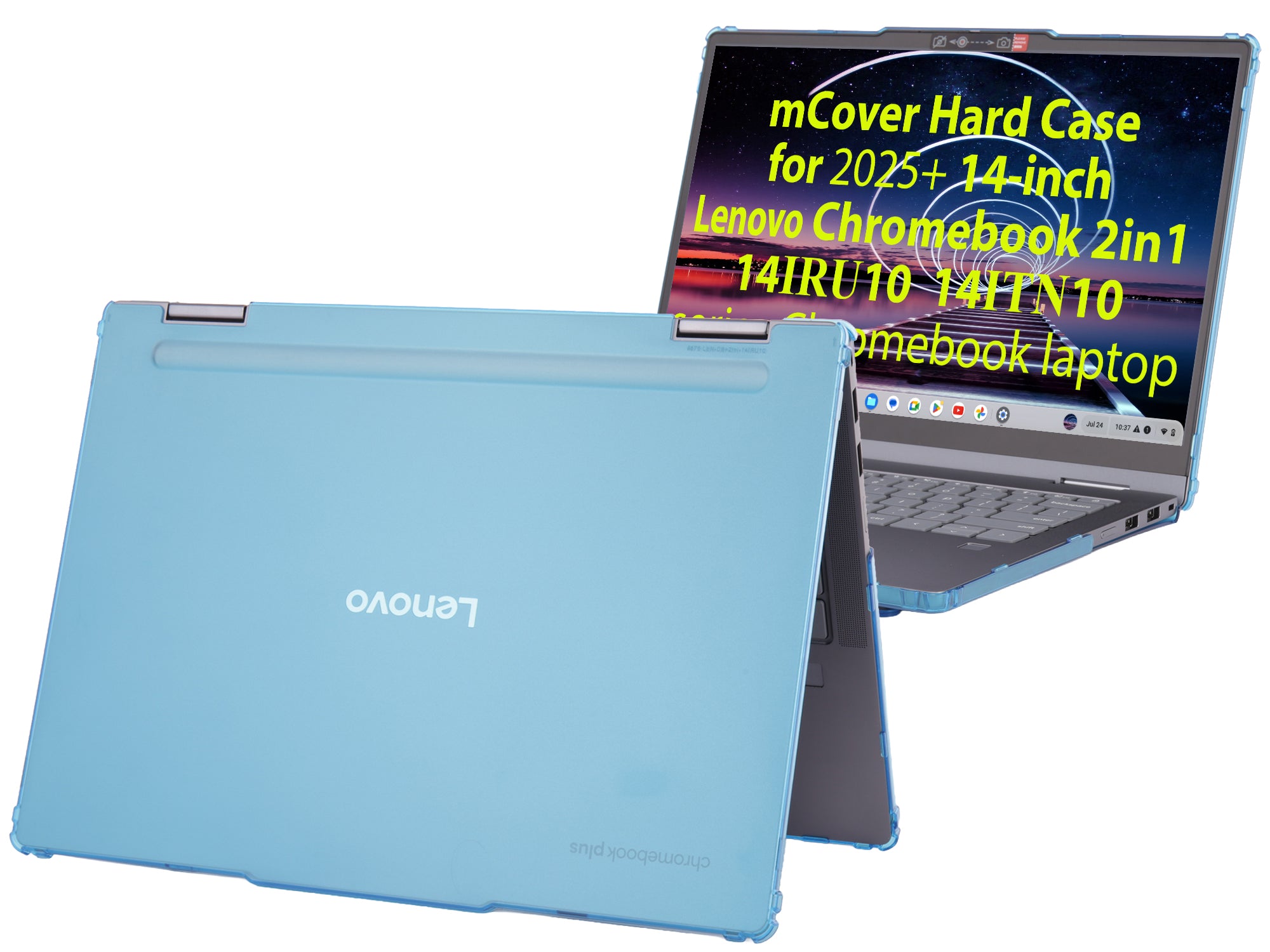 mCover Case ONLY Compatible for 2025-2026 14" Lenovo Chrome 2in1 14IRU10 | 14ITN10 Chromebook Laptops (NOT Fitting Other Lenovo Models)