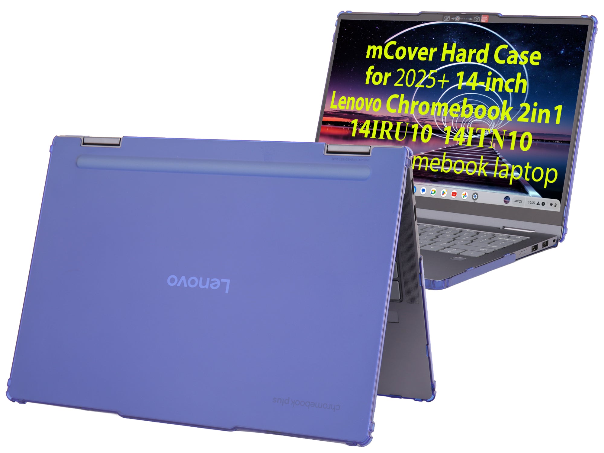 mCover Case ONLY Compatible for 2025-2026 14" Lenovo Chrome 2in1 14IRU10 | 14ITN10 Chromebook Laptops (NOT Fitting Other Lenovo Models)