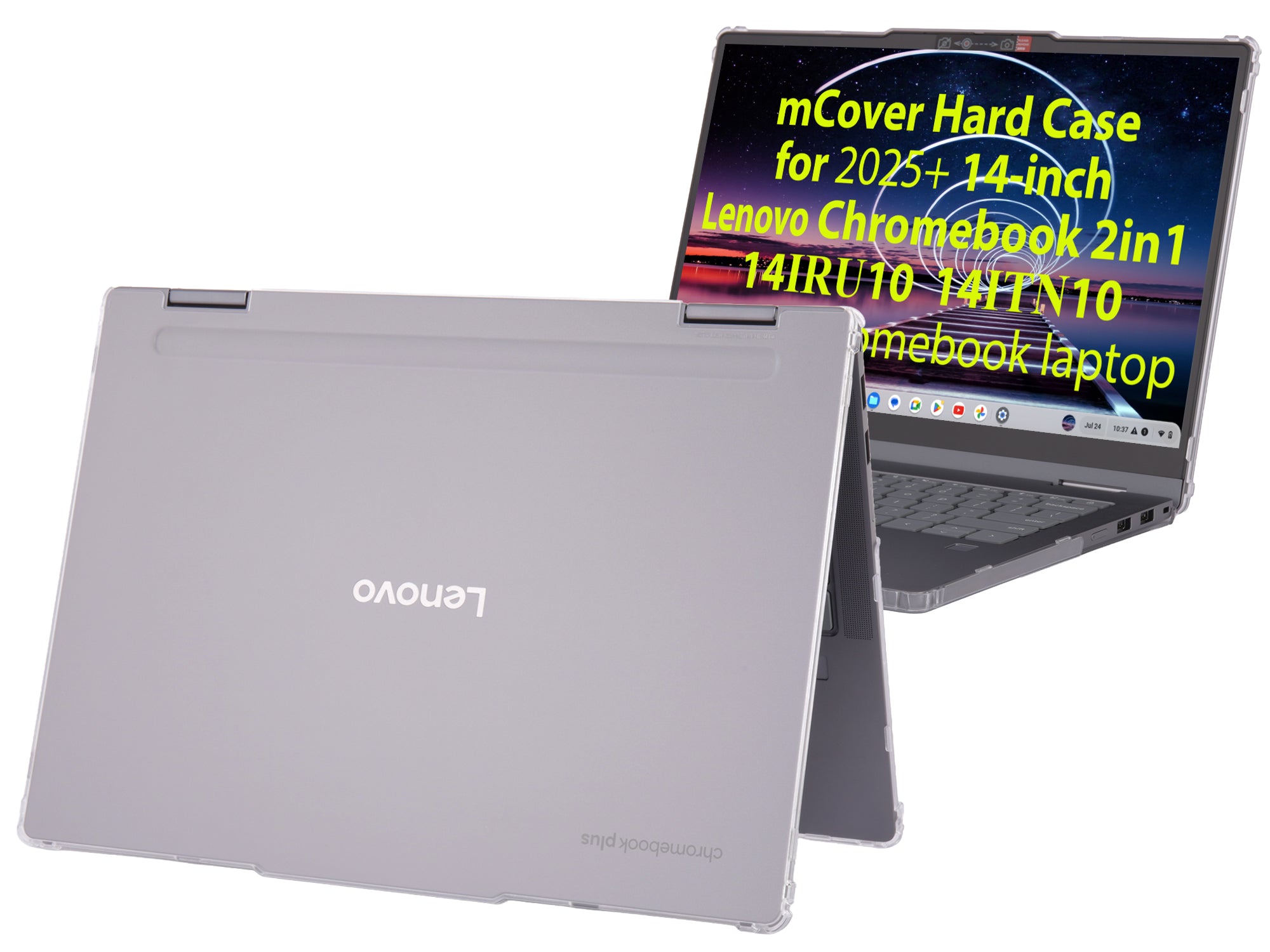 mCover Case ONLY Compatible for 2025-2026 14" Lenovo Chrome 2in1 14IRU10 | 14ITN10 Chromebook Laptops (NOT Fitting Other Lenovo Models)