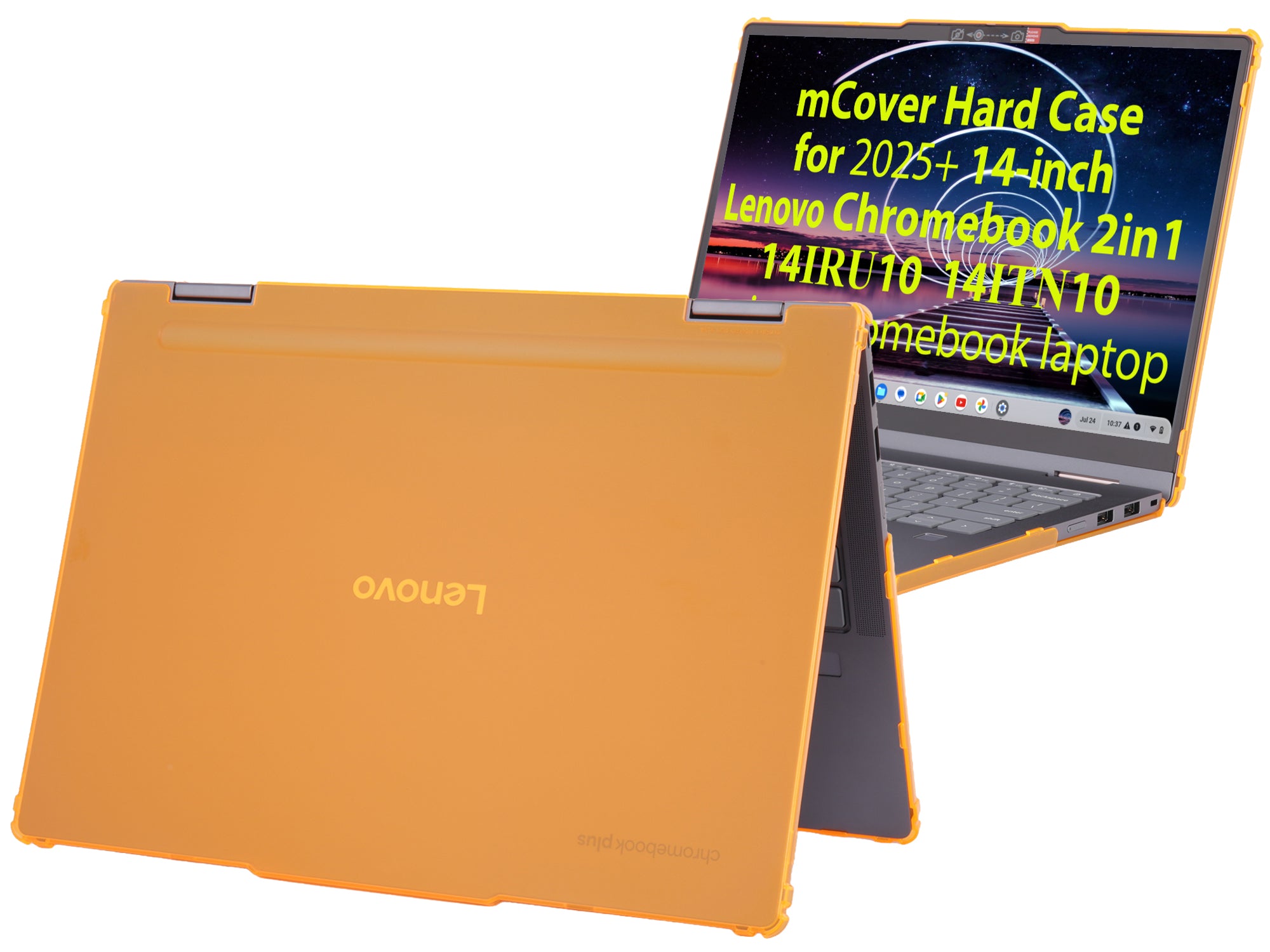 mCover Case ONLY Compatible for 2025-2026 14" Lenovo Chrome 2in1 14IRU10 | 14ITN10 Chromebook Laptops (NOT Fitting Other Lenovo Models)