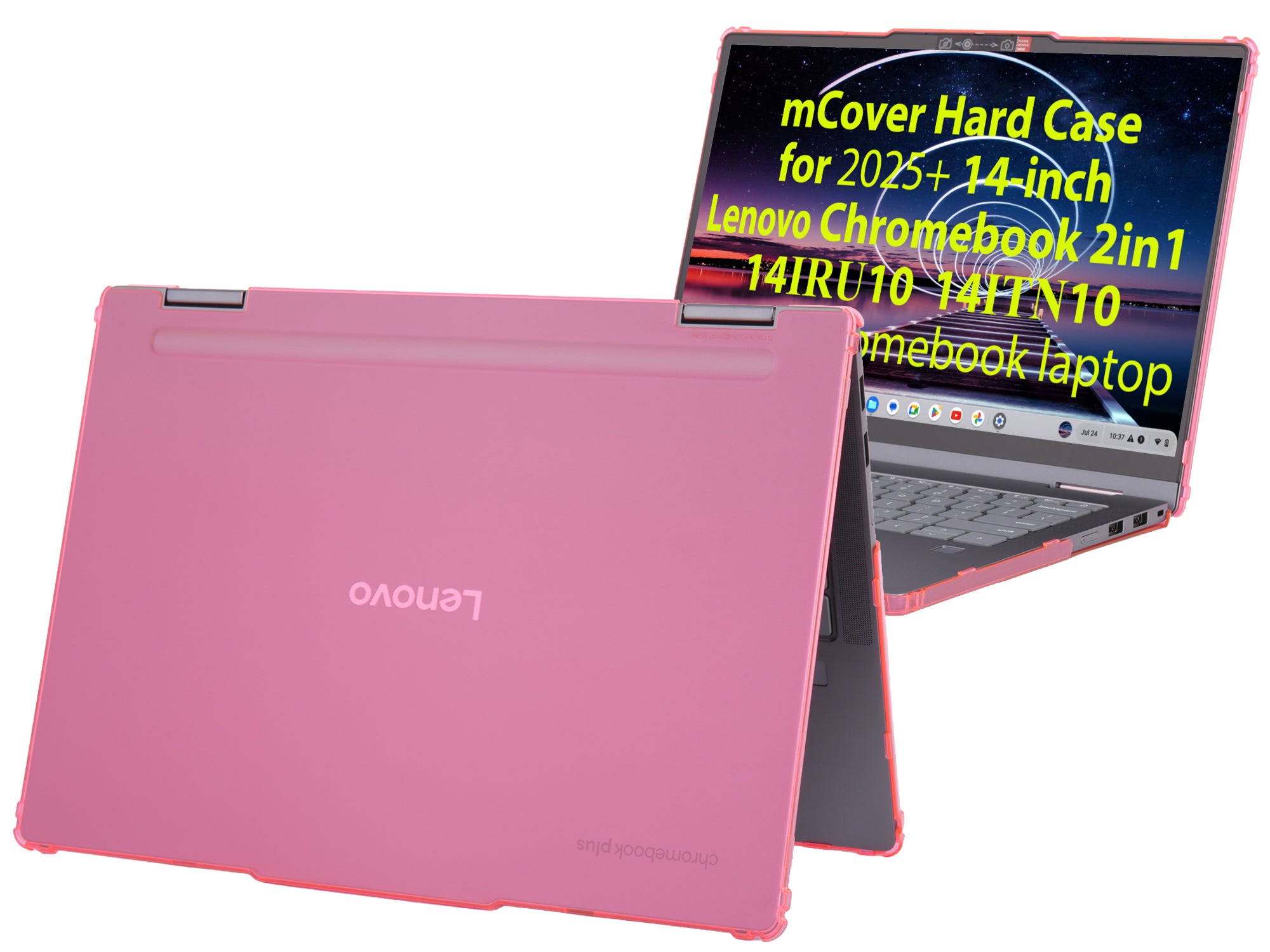 mCover Case ONLY Compatible for 2025-2026 14" Lenovo Chrome 2in1 14IRU10 | 14ITN10 Chromebook Laptops (NOT Fitting Other Lenovo Models)