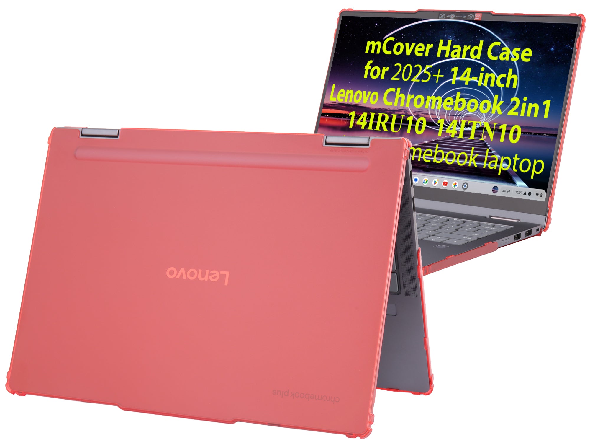 mCover Case ONLY Compatible for 2025-2026 14" Lenovo Chrome 2in1 14IRU10 | 14ITN10 Chromebook Laptops (NOT Fitting Other Lenovo Models)