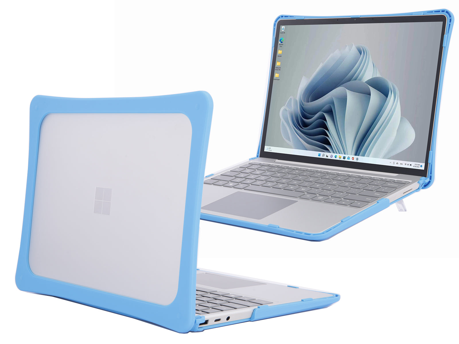 mCover Hybrid Case Compatible ONLY for 2020-2024 12.4" Microsoft Surface Laptop Go 3/2 / 1 (NOT Compatible with Any Other Surface Models)