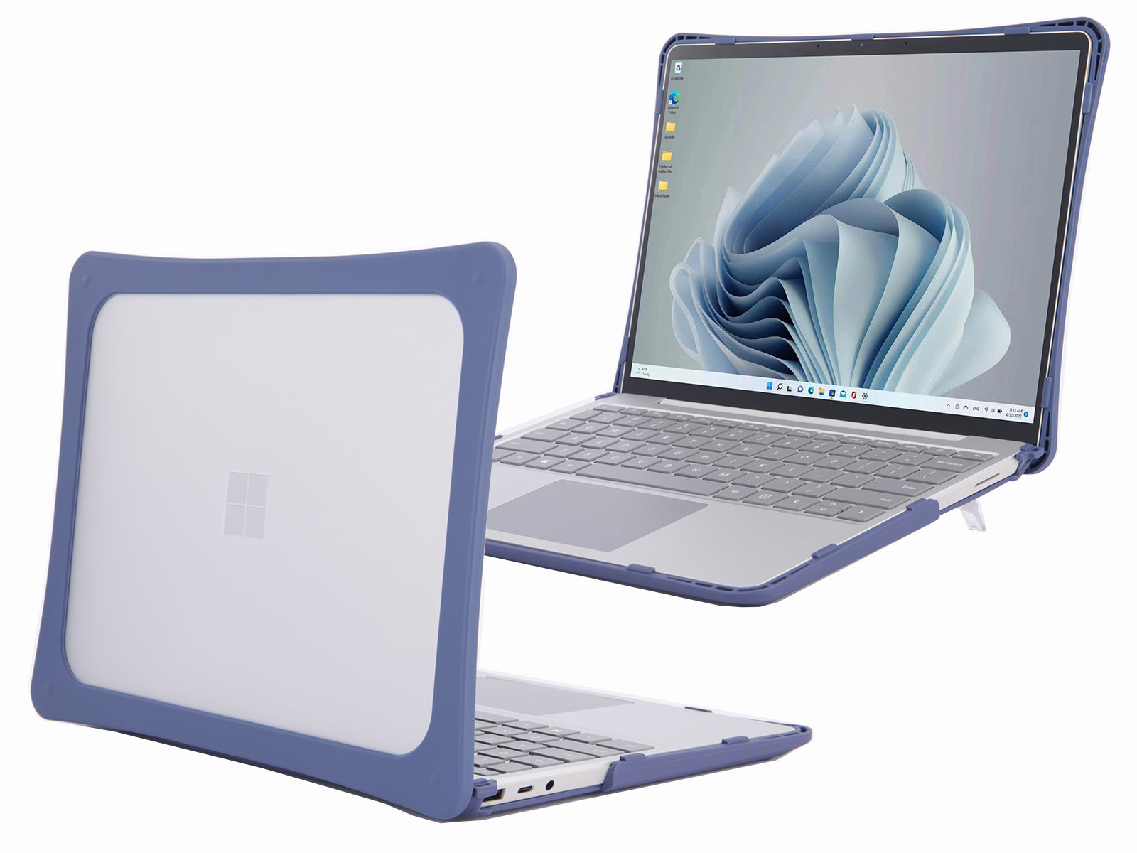 mCover Hybrid Case Compatible ONLY for 2020-2024 12.4" Microsoft Surface Laptop Go 3/2 / 1 (NOT Compatible with Any Other Surface Models)