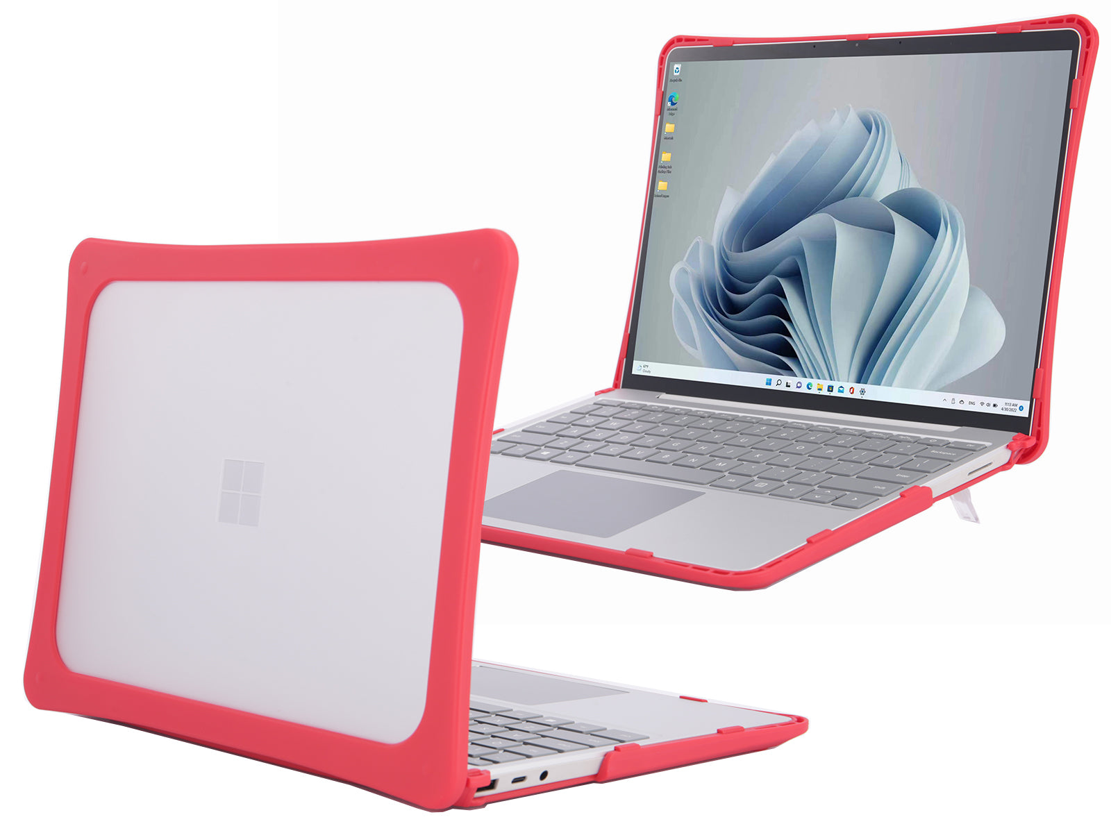 mCover Hybrid Case Compatible ONLY for 2020-2024 12.4" Microsoft Surface Laptop Go 3/2 / 1 (NOT Compatible with Any Other Surface Models)