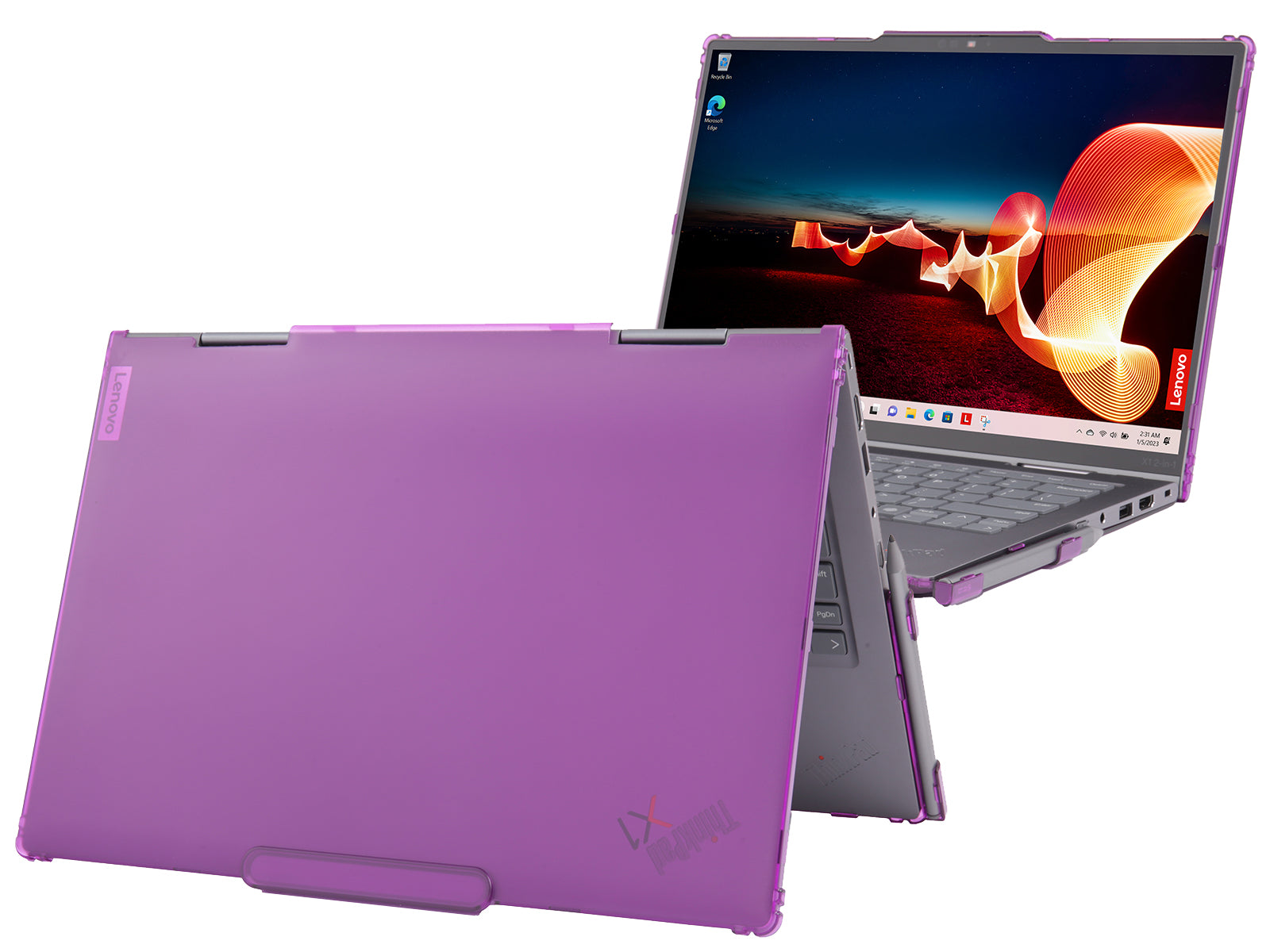 mCover Case Only Compatible for 2024~2025 14" Lenovo ThinkPad X1 2-in-1 (Yoga) Gen 9/10 Series Windows Notebook PC (NOT Working with Other Lenovo Models)