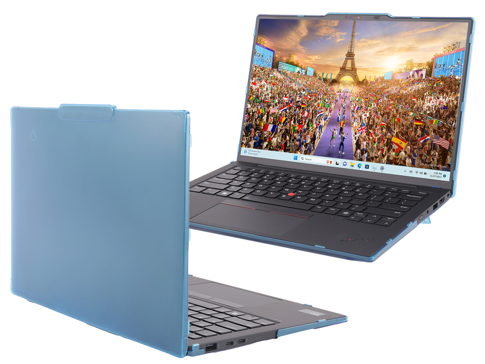 mCover Hard Case ONLY Compatible for 2024-2025 14" Lenovo ThinkPad X1 Carbon Gen 12/13 Windows Notebook PC (with 180-degree Hinge, NOT Fitting Any Other Lenovo Models)