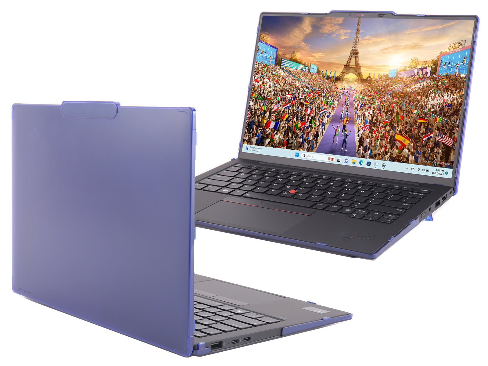 mCover Hard Case ONLY Compatible for 2024-2025 14" Lenovo ThinkPad X1 Carbon Gen 12/13 Windows Notebook PC (with 180-degree Hinge, NOT Fitting Any Other Lenovo Models)