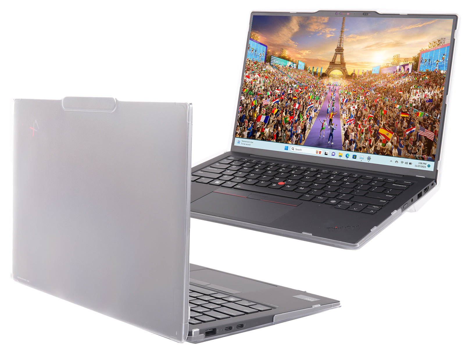 mCover Hard Case ONLY Compatible for 2024-2025 14" Lenovo ThinkPad X1 Carbon Gen 12/13 Windows Notebook PC (with 180-degree Hinge, NOT Fitting Any Other Lenovo Models)