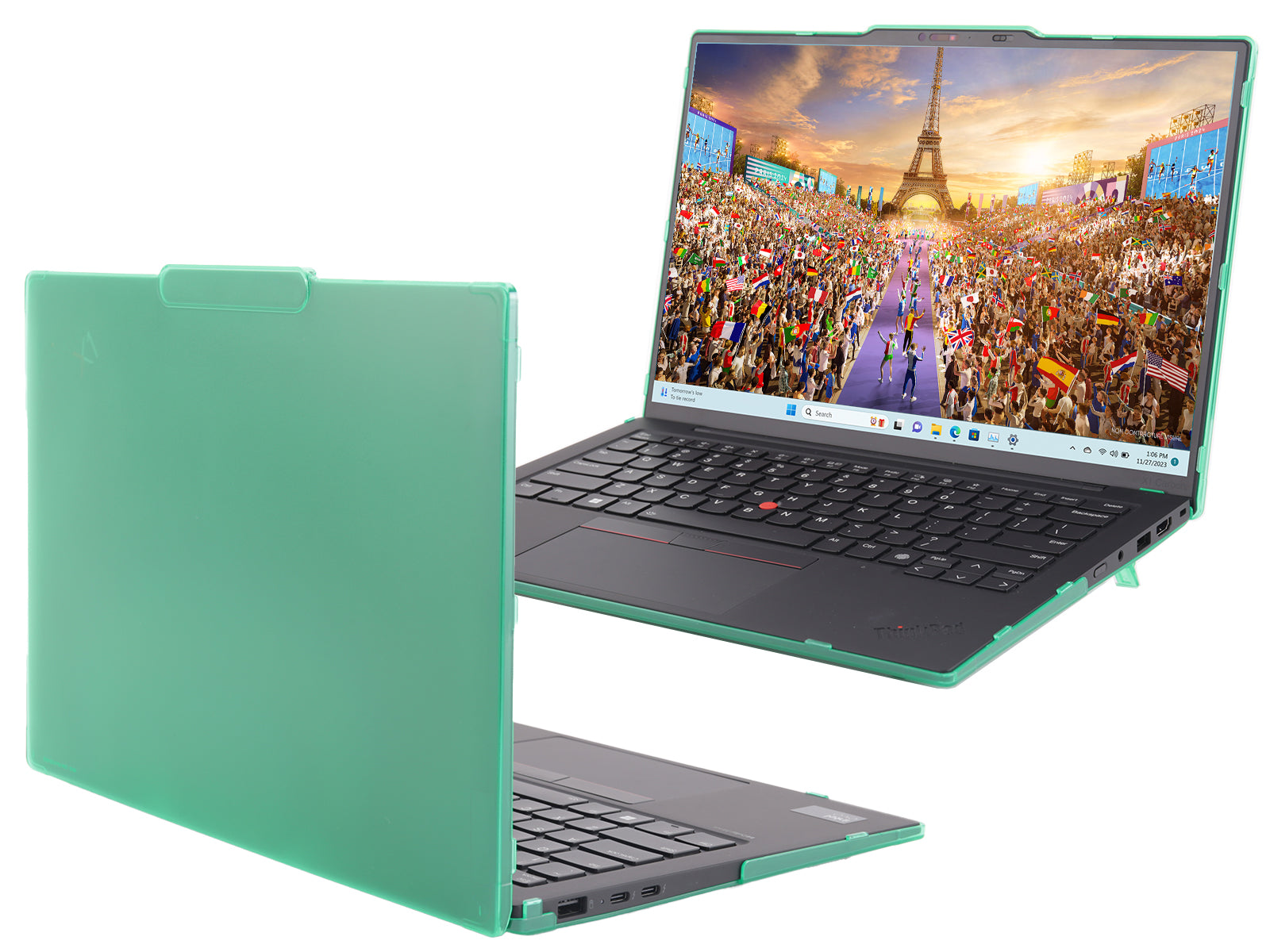mCover Hard Case ONLY Compatible for 2024-2025 14" Lenovo ThinkPad X1 Carbon Gen 12/13 Windows Notebook PC (with 180-degree Hinge, NOT Fitting Any Other Lenovo Models)