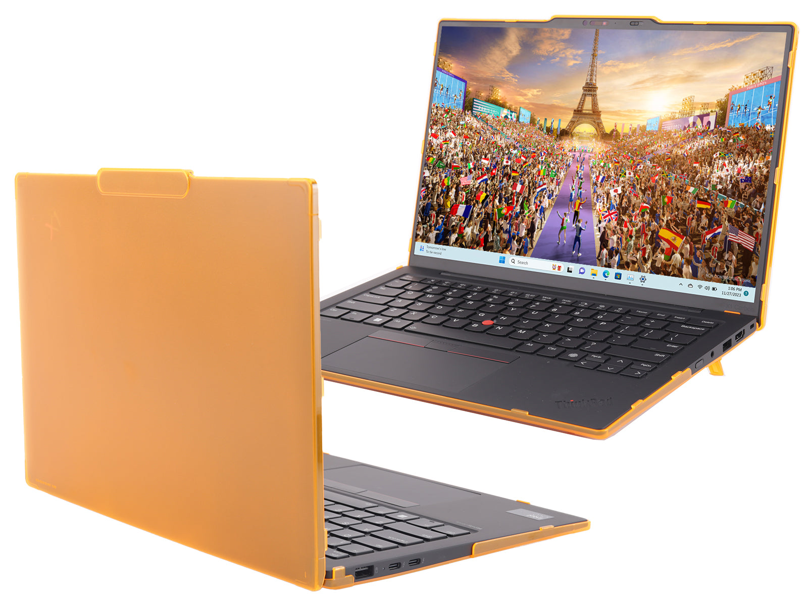 mCover Hard Case ONLY Compatible for 2024-2025 14" Lenovo ThinkPad X1 Carbon Gen 12/13 Windows Notebook PC (with 180-degree Hinge, NOT Fitting Any Other Lenovo Models)