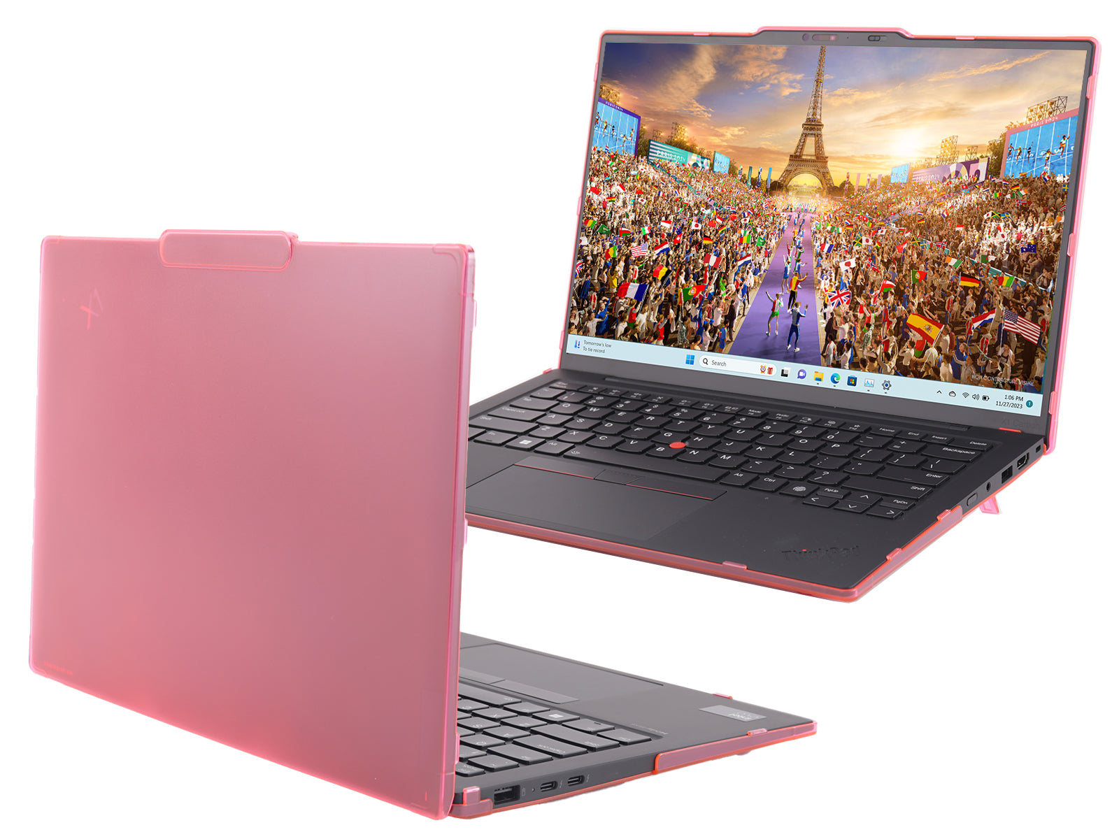mCover Hard Case ONLY Compatible for 2024-2025 14" Lenovo ThinkPad X1 Carbon Gen 12/13 Windows Notebook PC (with 180-degree Hinge, NOT Fitting Any Other Lenovo Models)