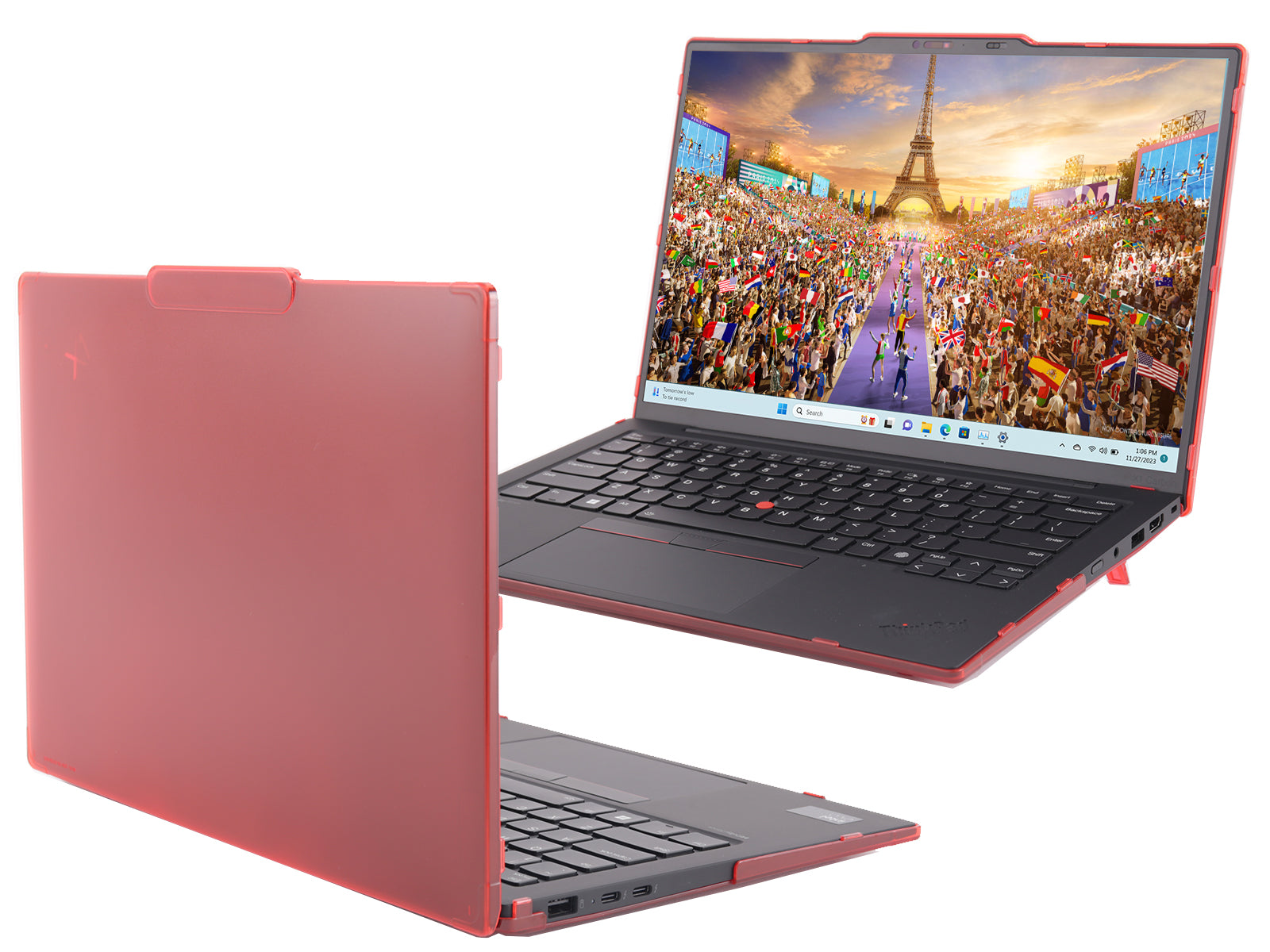 mCover Hard Case ONLY Compatible for 2024-2025 14" Lenovo ThinkPad X1 Carbon Gen 12/13 Windows Notebook PC (with 180-degree Hinge, NOT Fitting Any Other Lenovo Models)