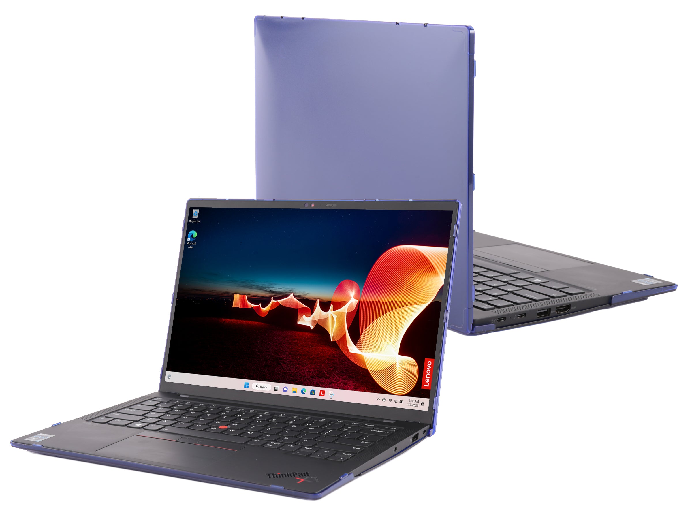 mCover Case ONLY Compatible for 2021-2024 14" Lenovo ThinkPad X1 Carbon Gen 9 / Gen 10 / Gen 11 Windows Notebook PC (with 180-degree Hinge, NOT Fitting Other Lenovo Models)